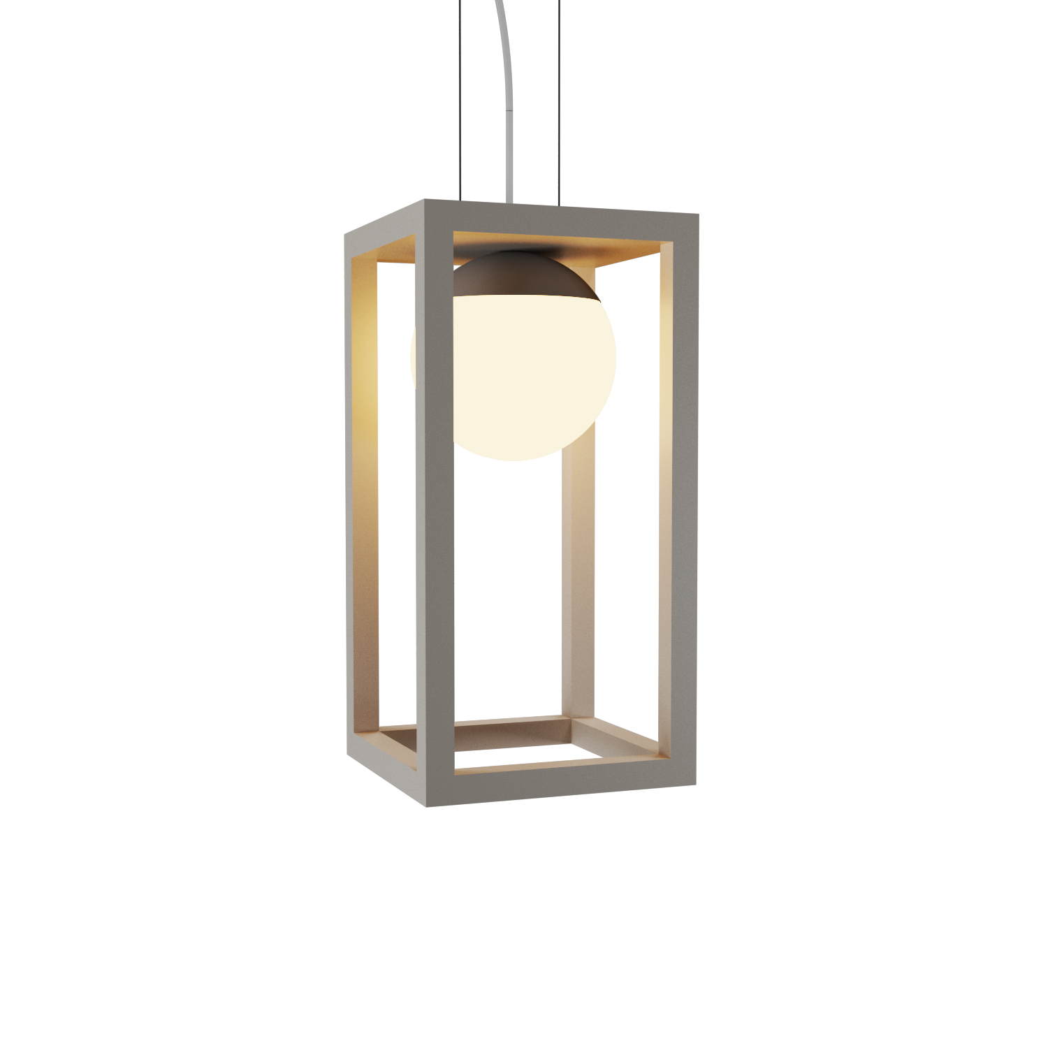 Pendant Lamp Accord Cubic 1453 - Cubic Line Accord Lighting | 41.  Light Grey