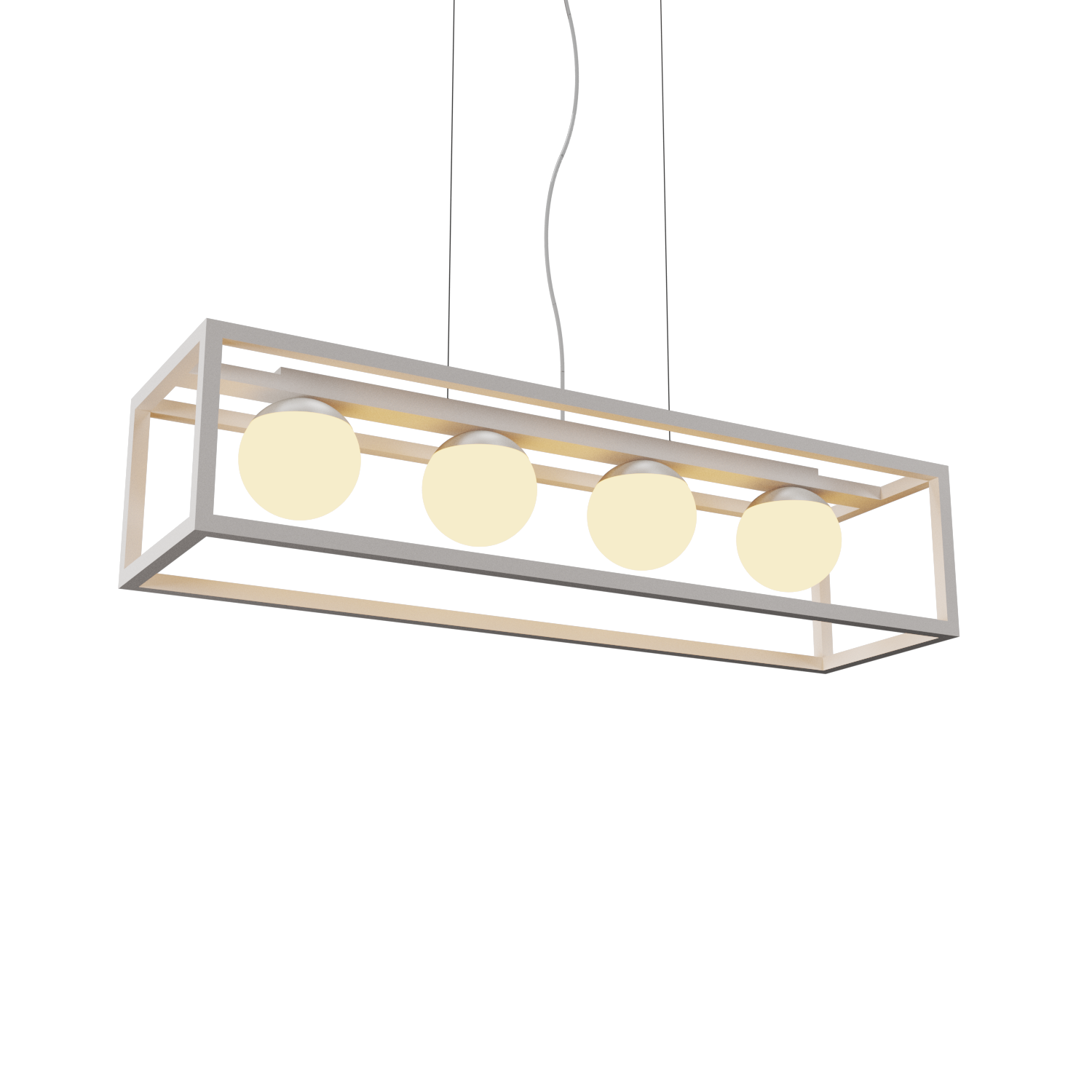 Pendant Lamp Accord Cubic 1456 - Cubic Line Accord Lighting | 25. Iredescent White