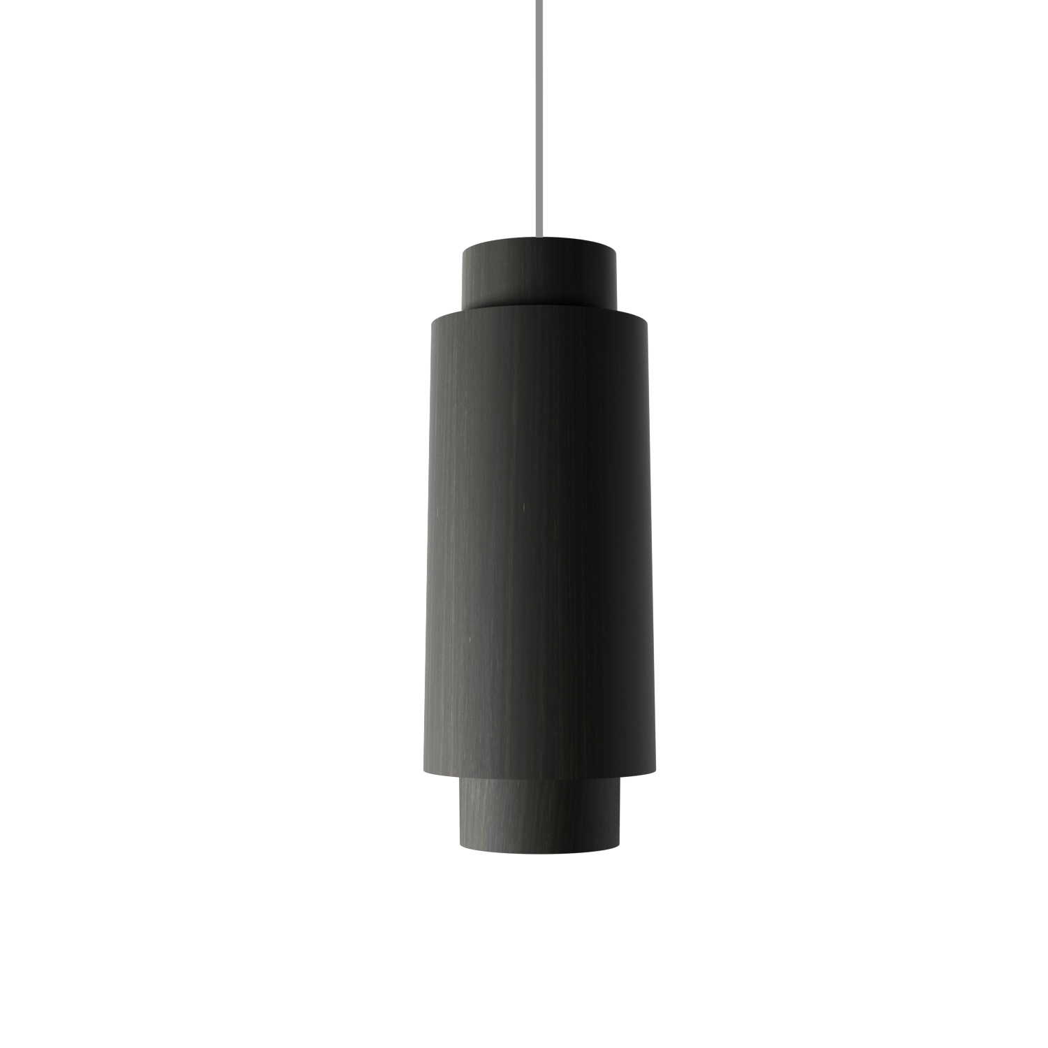 Pendant Lamp Accord Cilíndrica 1476 - Cilíndrica Line Accord Lighting | 46. ​​Organic Black