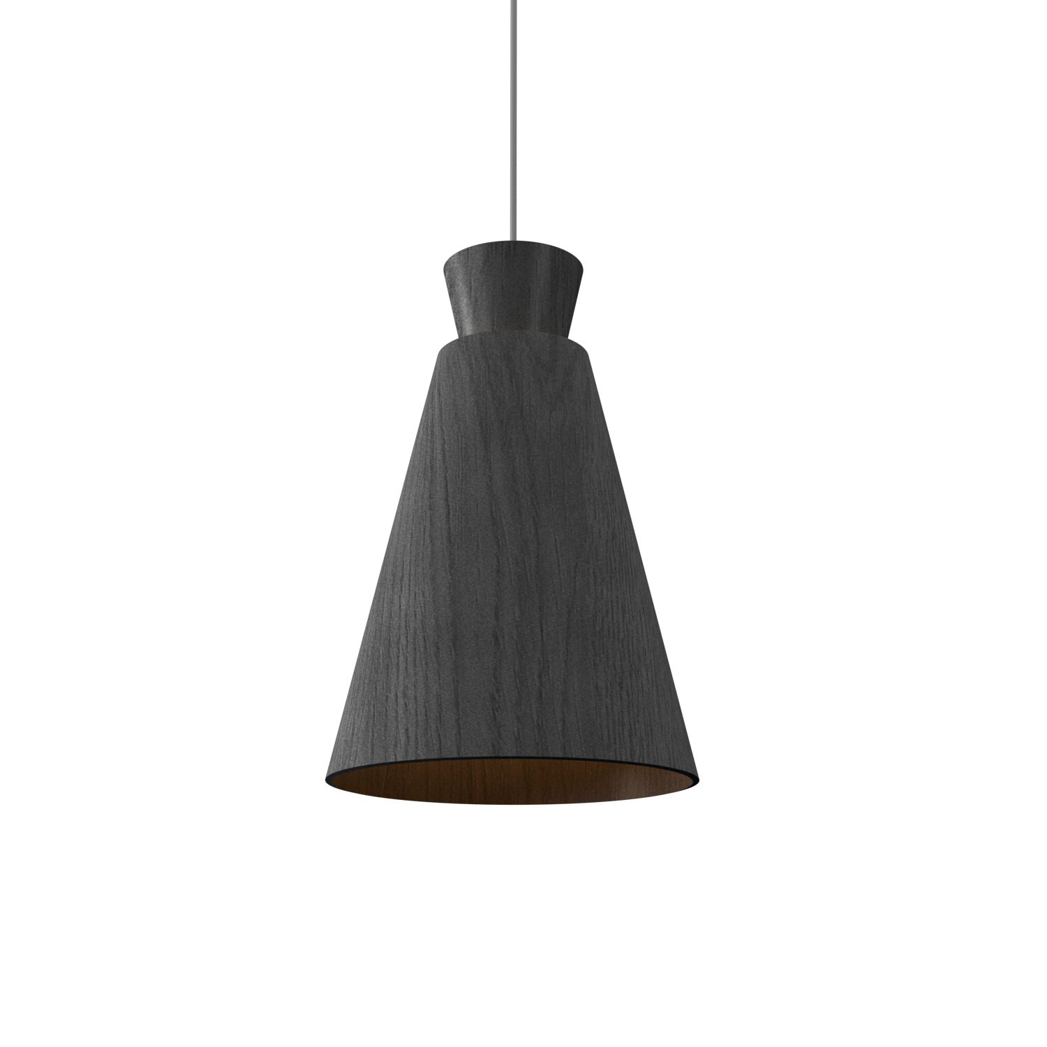 Pendant Lamp Accord Cônica 1473 - Cônica Line Accord Lighting | 50. Organic lead Grey