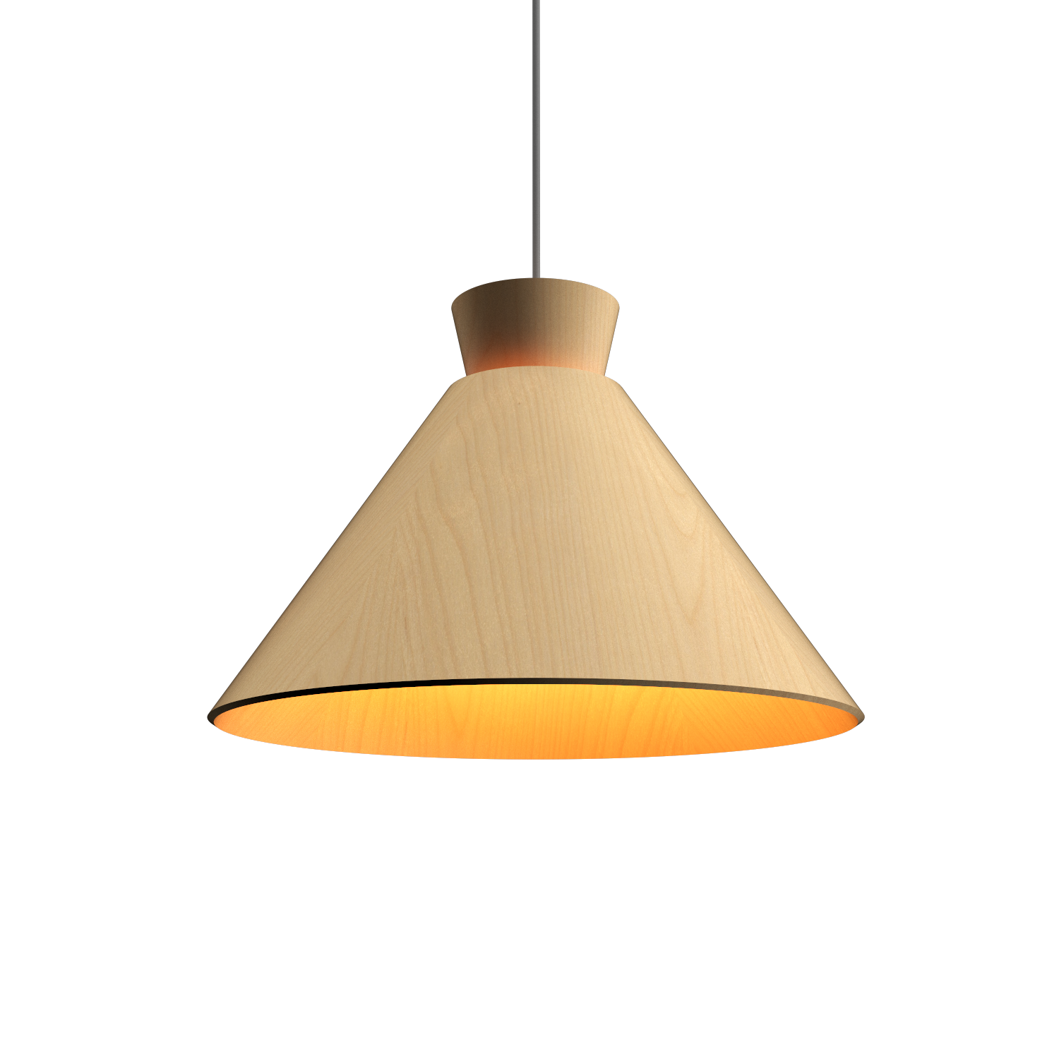 Pendant Lamp Accord Cônica 1474 - Cônica Line Accord Lighting | 34. Maple