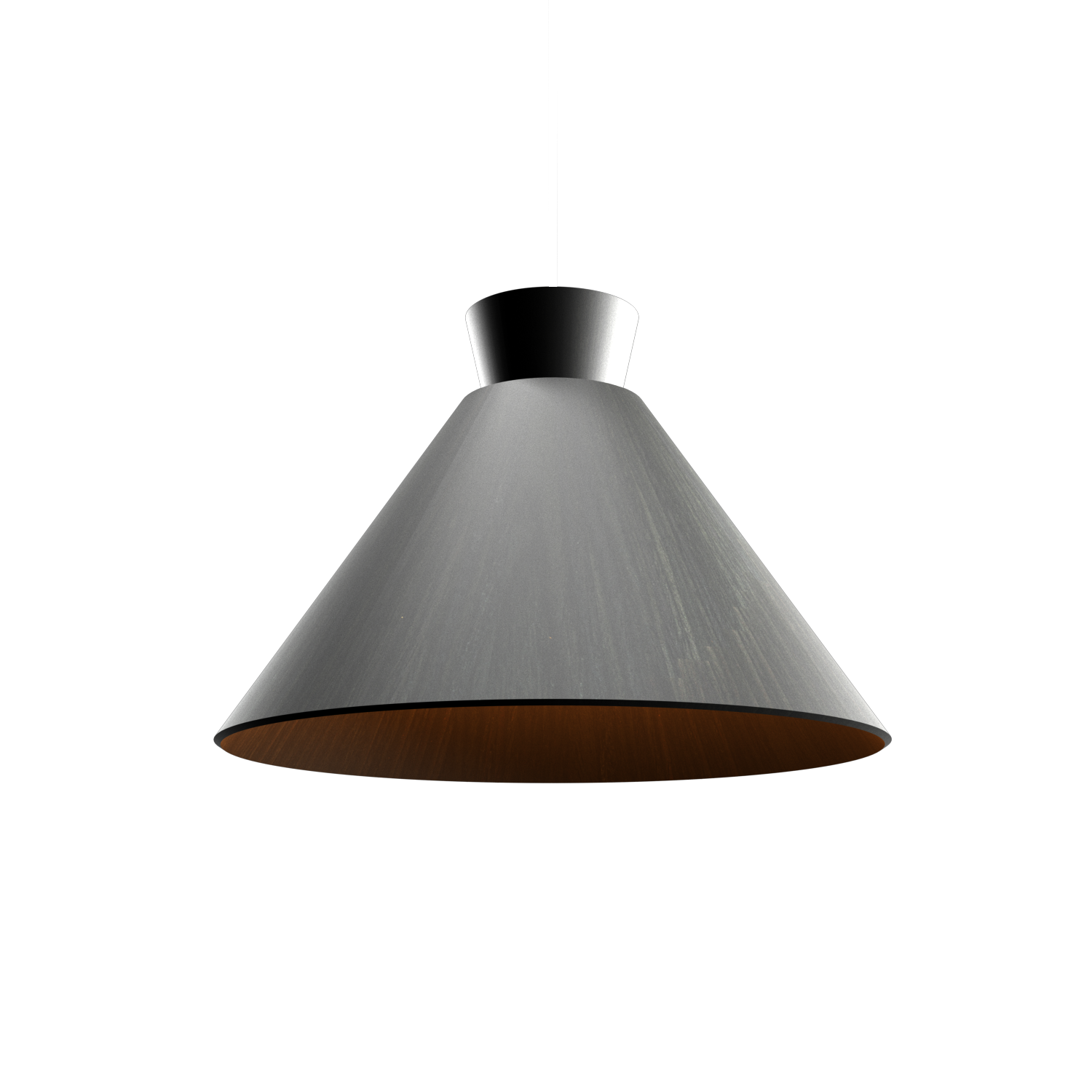 Pendant Lamp Accord Cônica 1474 - Cônica Line Accord Lighting | 46. ​​Organic Black