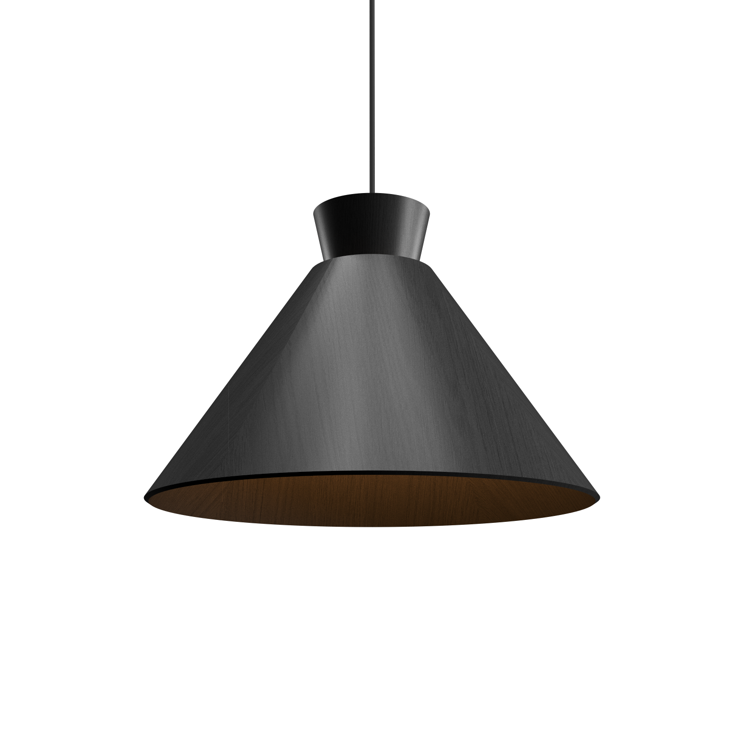 Pendant Lamp Accord Cônica 1474 - Cônica Line Accord Lighting | 50. Organic lead Grey