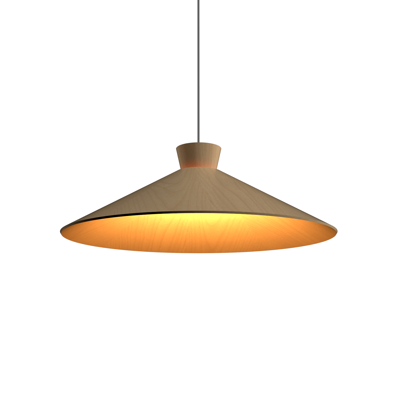 Pendant Lamp Accord Cônica 1475 - Cônica Line Accord Lighting | 34. Maple