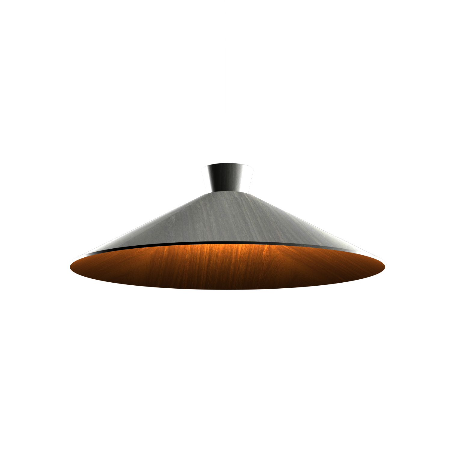 Pendant Lamp Accord Cônica 1475 - Cônica Line Accord Lighting | 46. ​​Organic Black