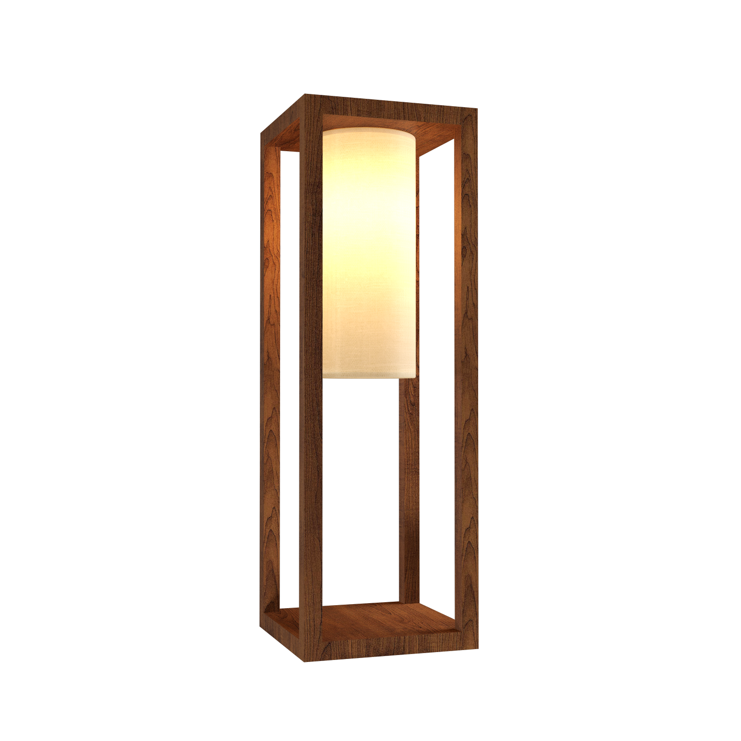 Table Lamp Accord Cubic 7069 (Bulb) - Cubic Line Accord Lighting | 06. Imbuia