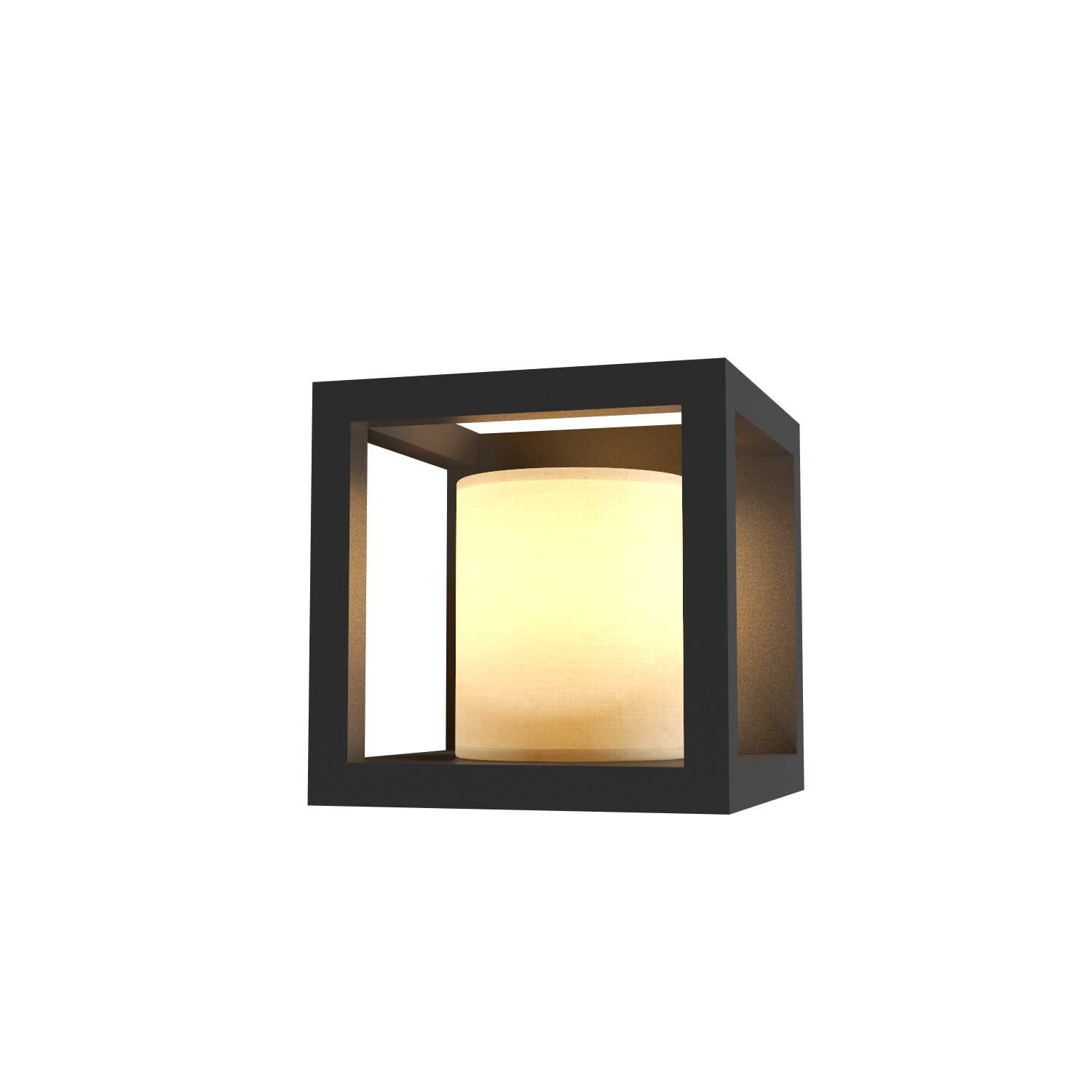 Wall Lamp Accord Cubic 4187 (Bulb) - Cubic Line Accord Lighting | 39. Lead Grey