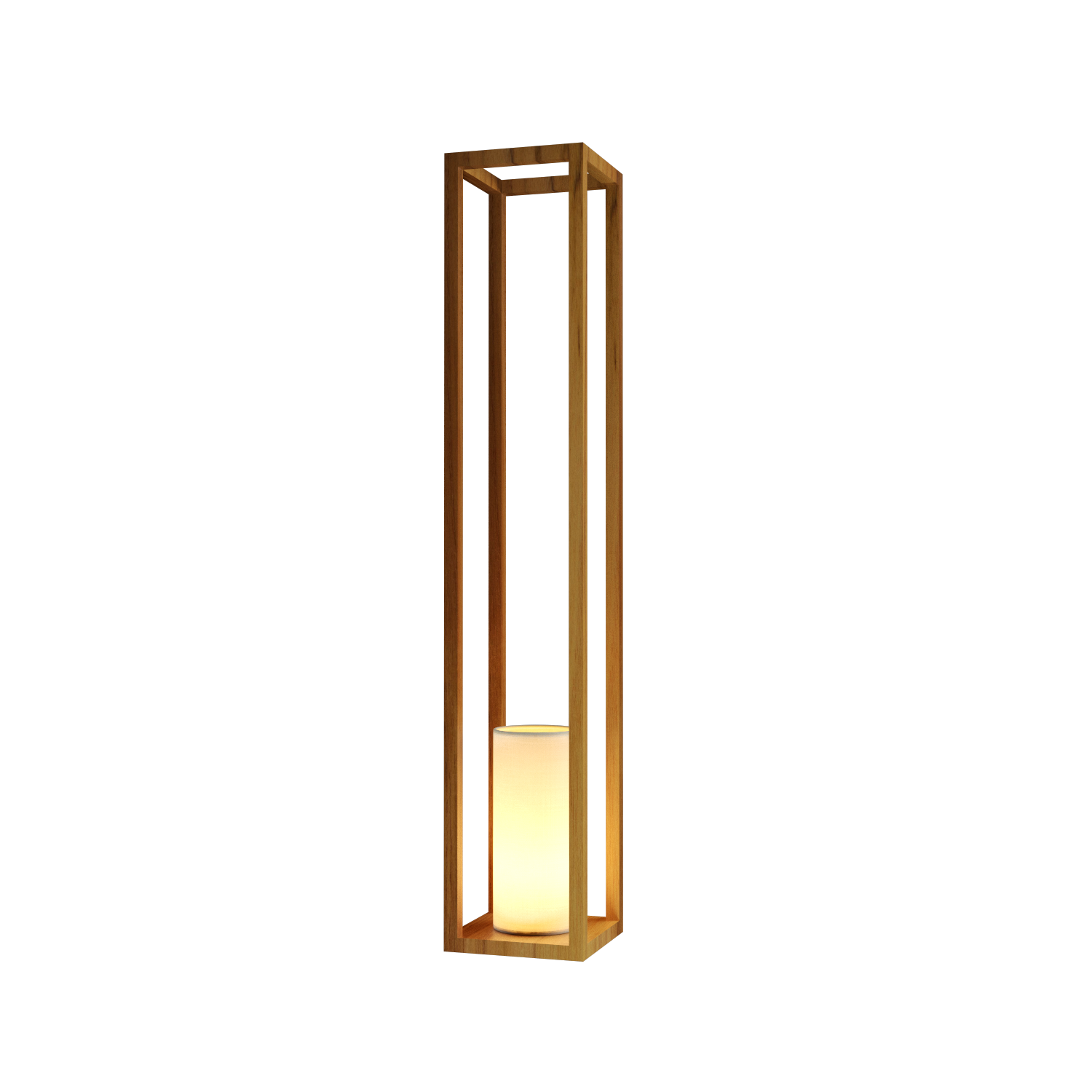 Floor Lamp Accord Cubic 3045 (Bulb) - Cubic Line Accord Lighting | 12. Teak