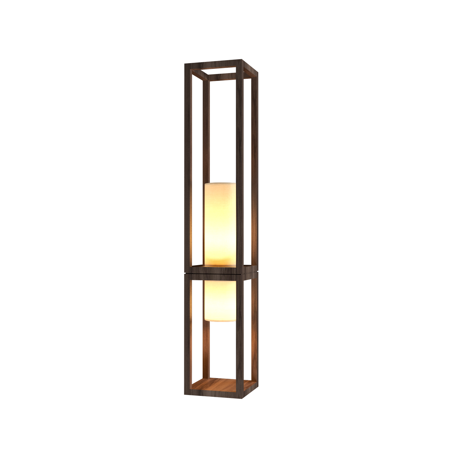 Floor Lamp Accord Cubic 3047 (Bulb) - Cubic Line Accord Lighting | 18. American Walnut
