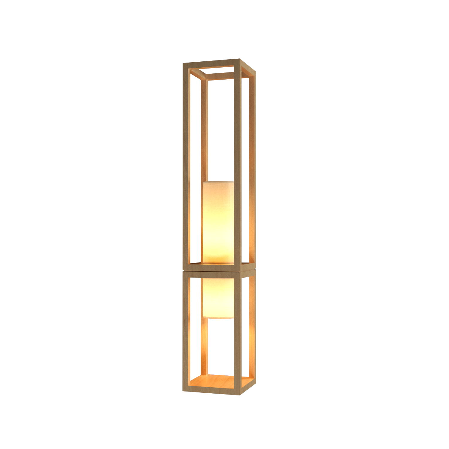 Floor Lamp Accord Cubic 3047 (Bulb) - Cubic Line Accord Lighting | 34. Maple