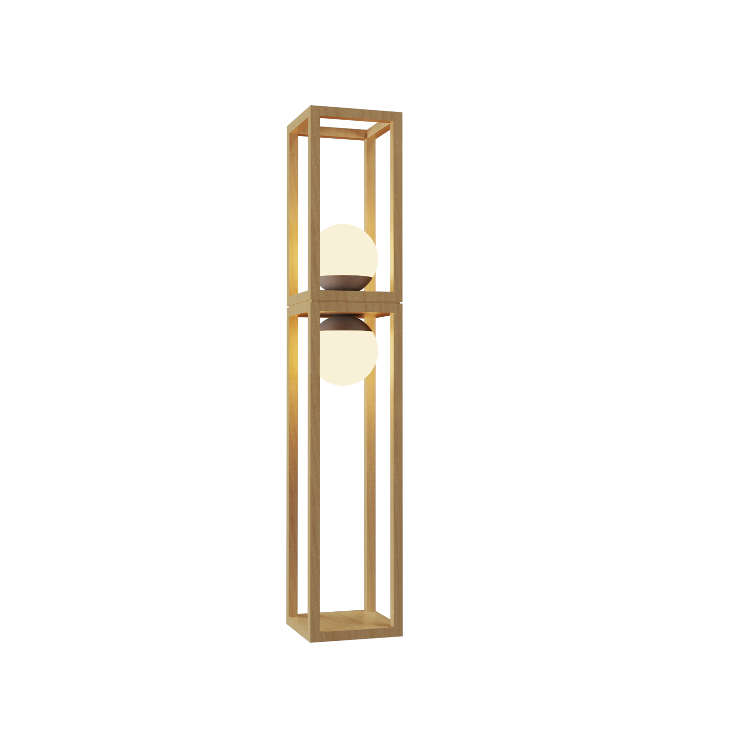 Floor Lamp Accord Cubic 3048 - Cubic Line Accord Lighting | 34. Maple