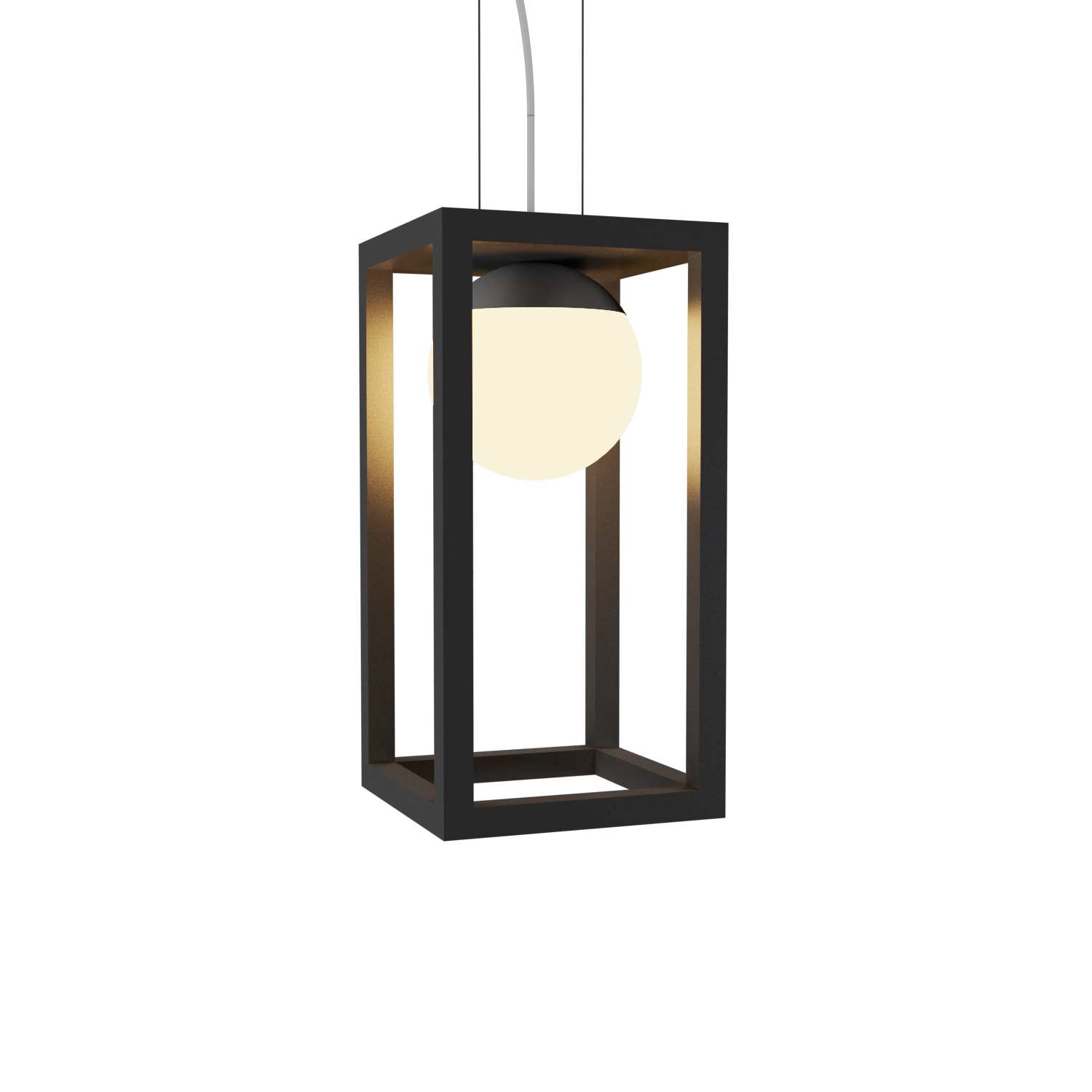 Pendant Lamp Accord Cubic 1458 (Shade) - Cubic Line Accord Lighting | 39. Lead Grey