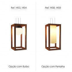 Pendant Lamp Accord Cubic 1458 - Pantalha - Cubic Line Accord Lighting