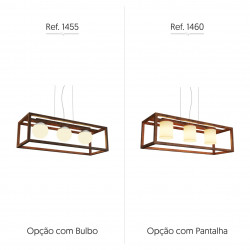 Pendant Lamp Accord Cubic 1455 - Bulbo - Cubic Line Accord Lighting