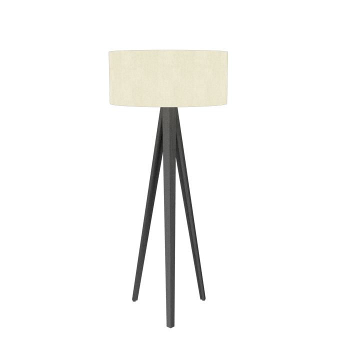 Floor Lamp Accord Tripé 3019 - Clean Line Accord Lighting | 50. Organic lead Grey