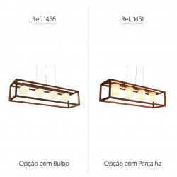 Pendant Lamp Accord Cubic 1456 (Bulbo) - Cubic Line Accord Lighting