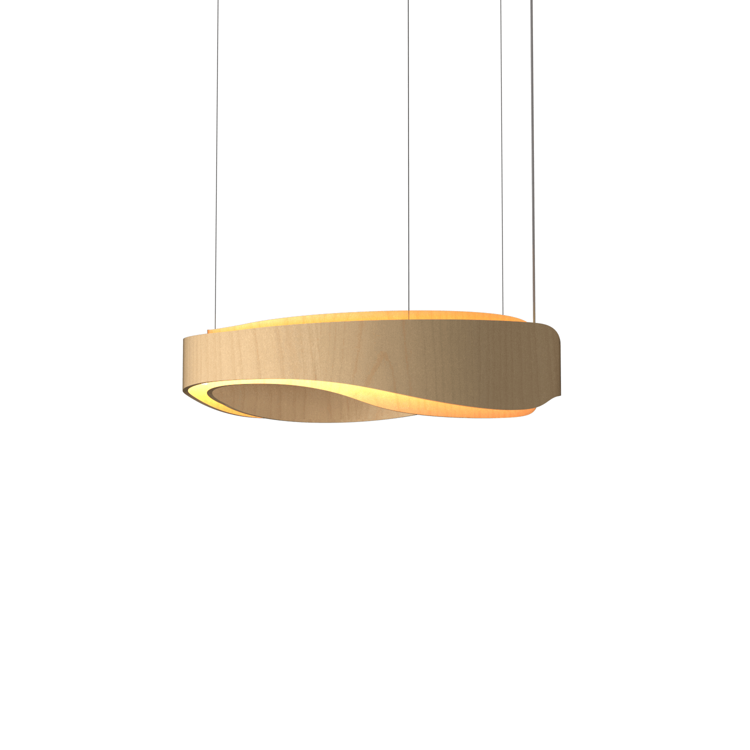 Pendant Lamp Accord Horizon 1467 - Horizon Line Accord Lighting | 34. Maple