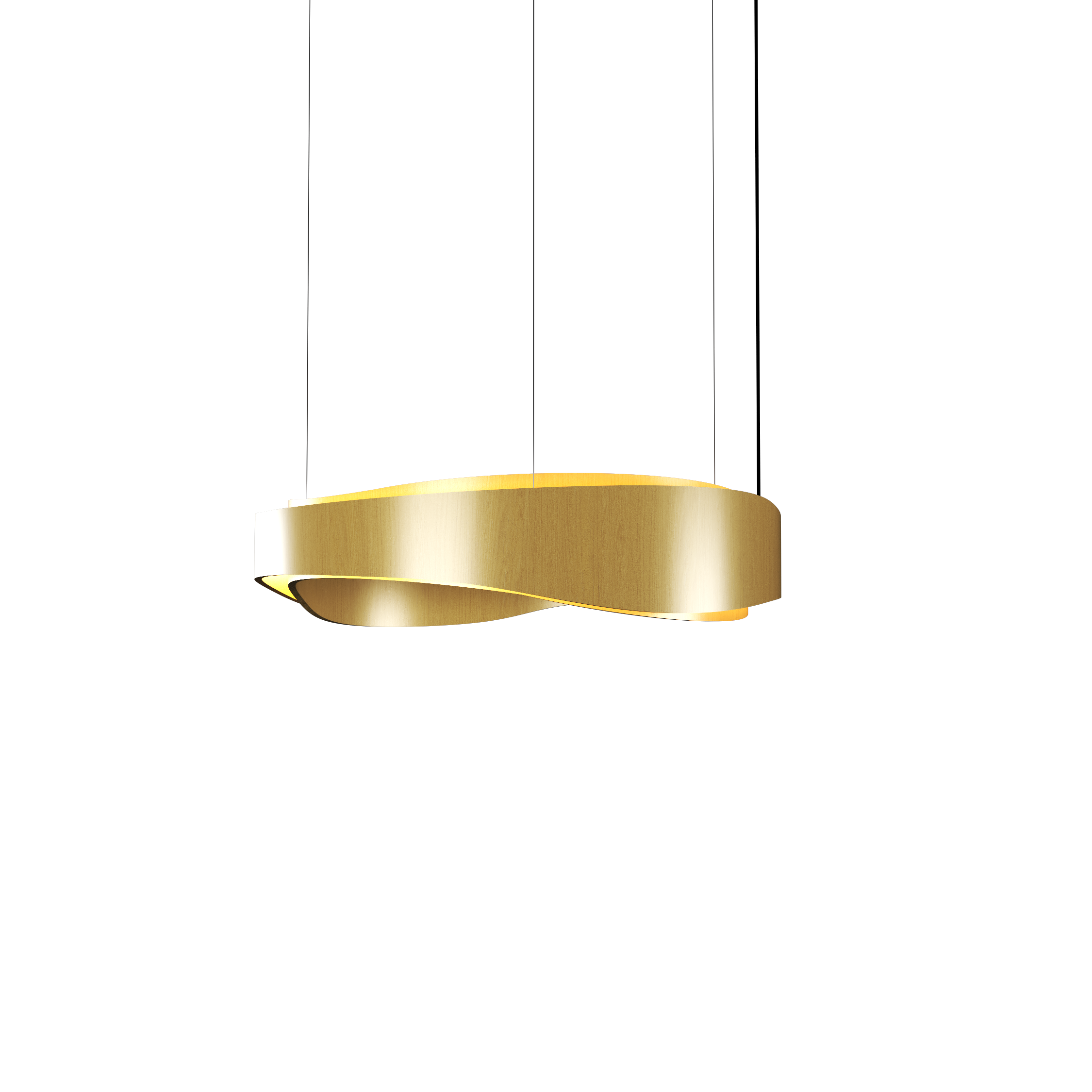 Pendant Lamp Accord Horizon 1467 - Horizon Line Accord Lighting | 49. Organic Gold