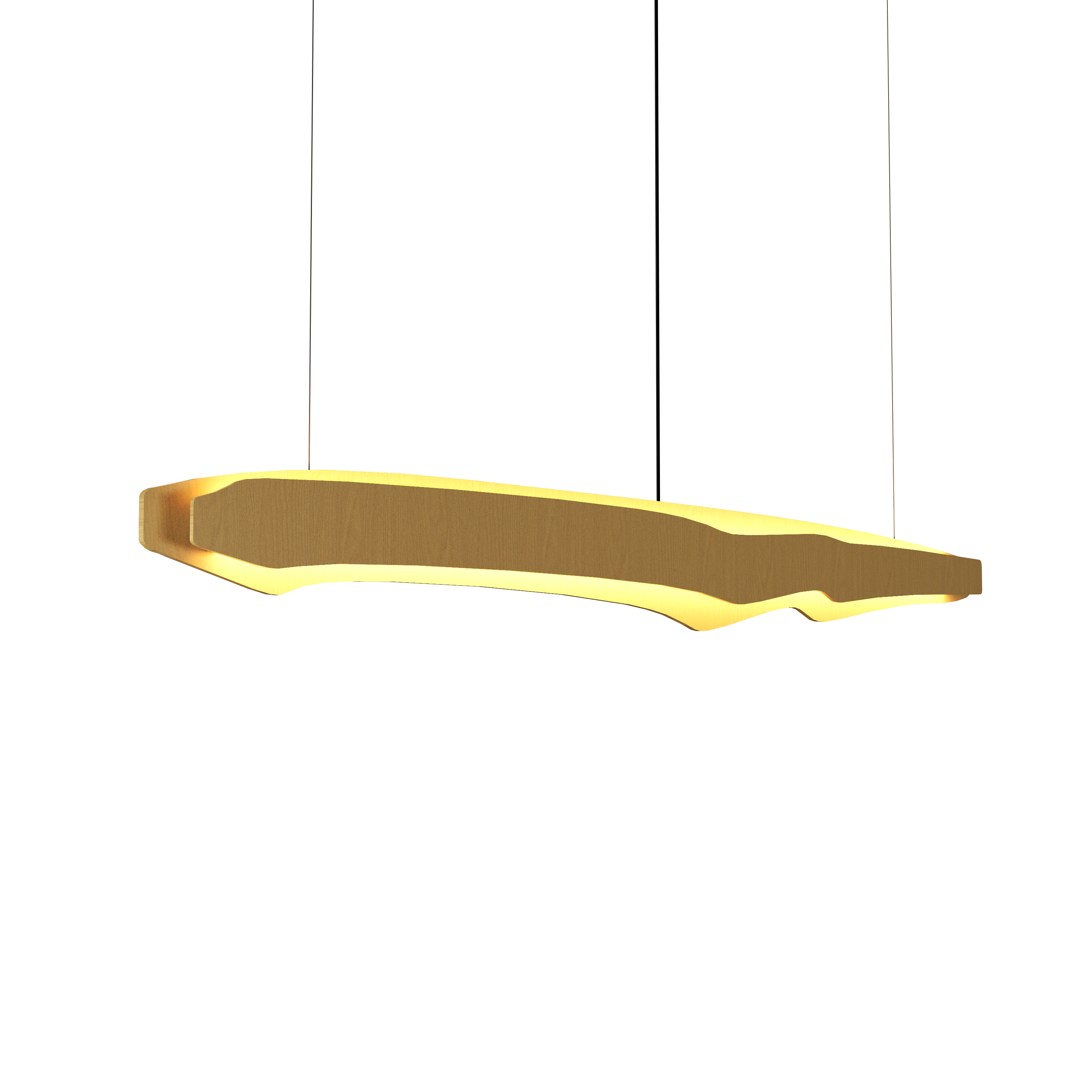 Pendant Lamp Accord Horizon 1470 - Horizon Line Accord Lighting | 49. Organic Gold