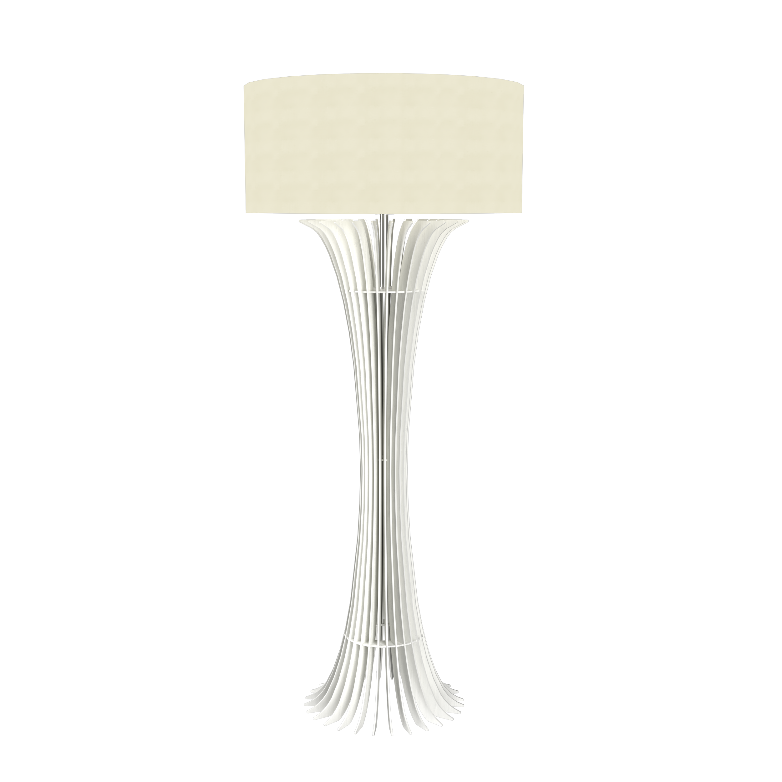 Floor Lamp Accord Stecche Di Legno 363 - Stecche Di Legno Line Accord Lighting | 47. ​​Organic White