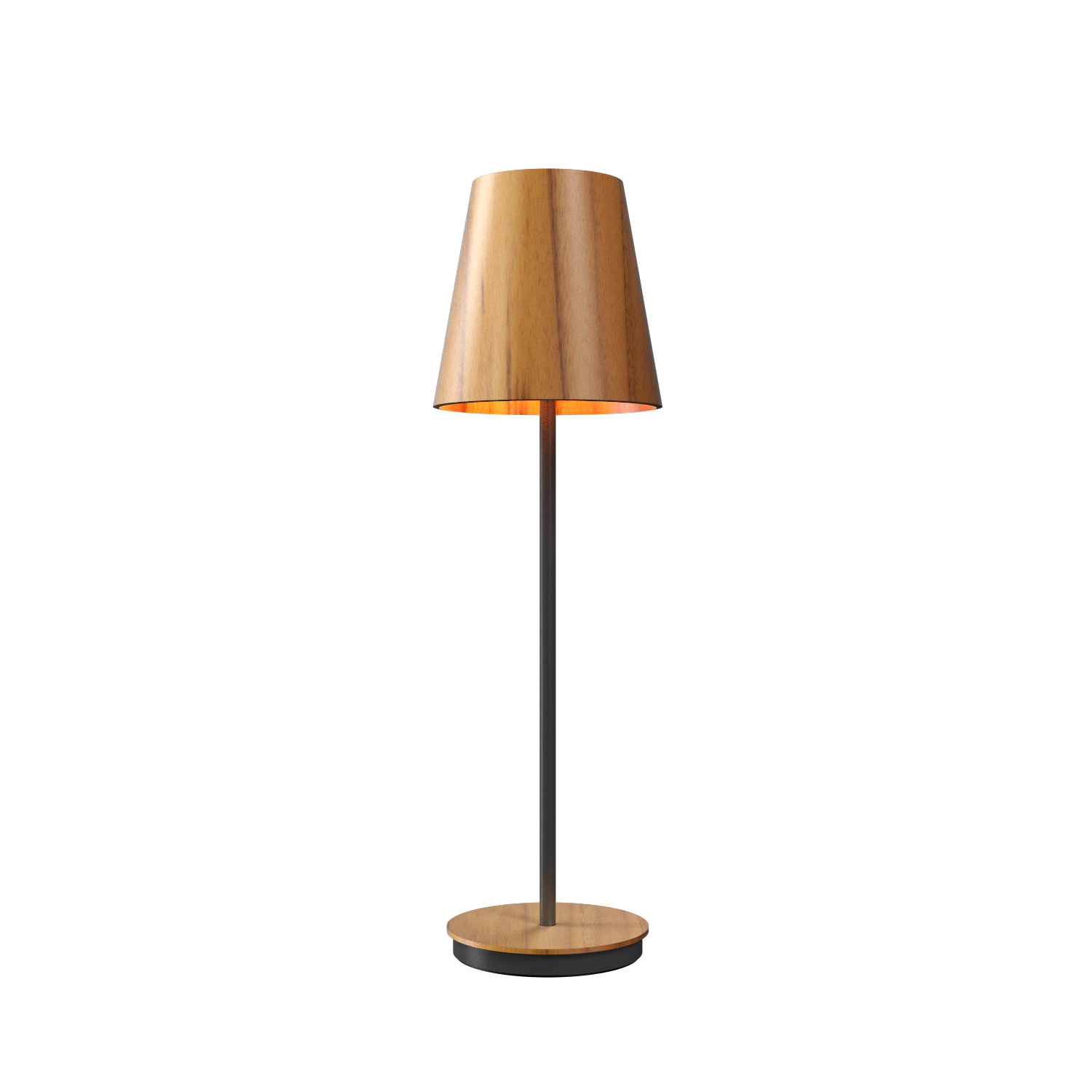 Table Lamp Accord Cônico 7078 - Cônica Line Accord Lighting | 12. Teak