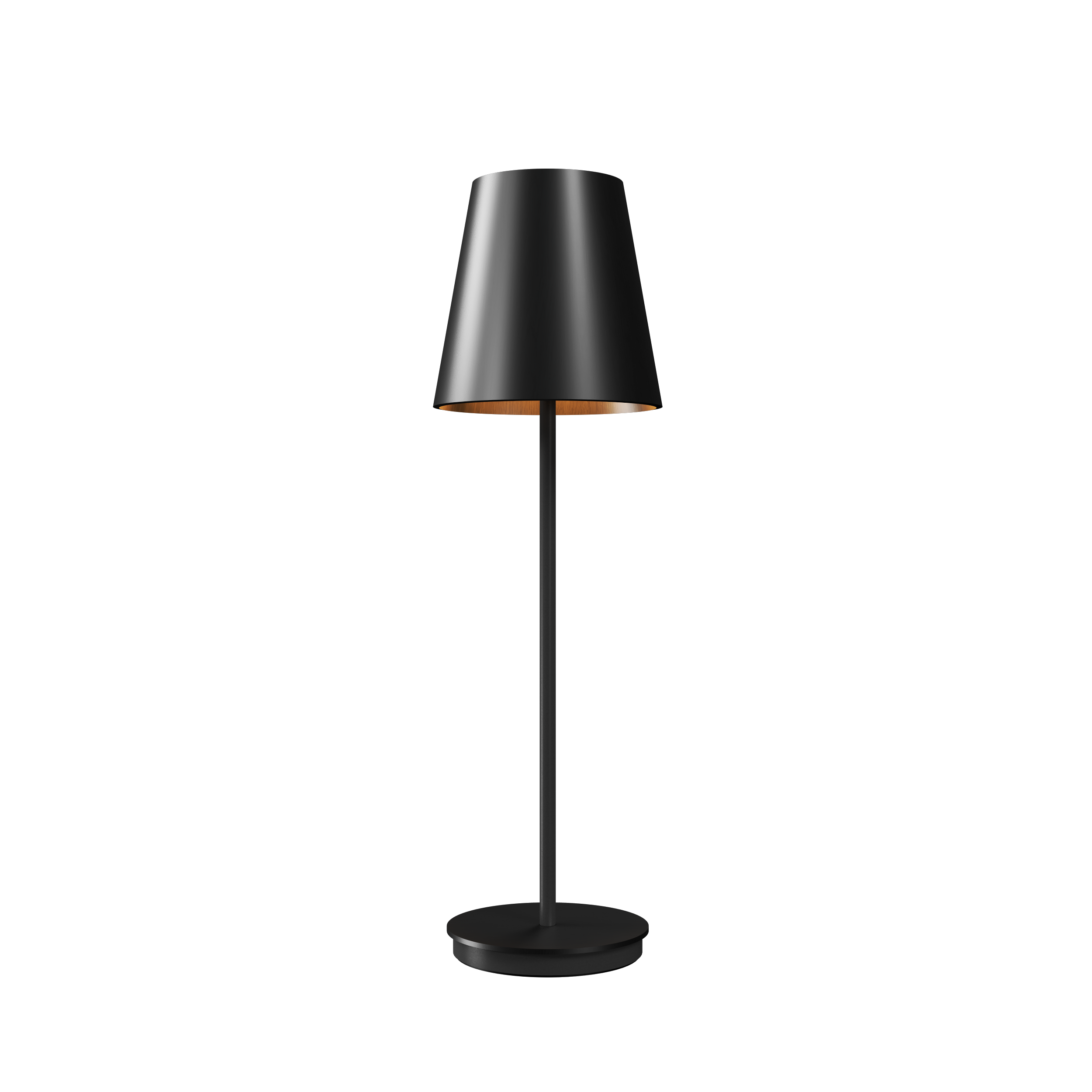 Table Lamp Accord Cônico 7078 - Cônica Line Accord Lighting | 46. ​​Organic Black