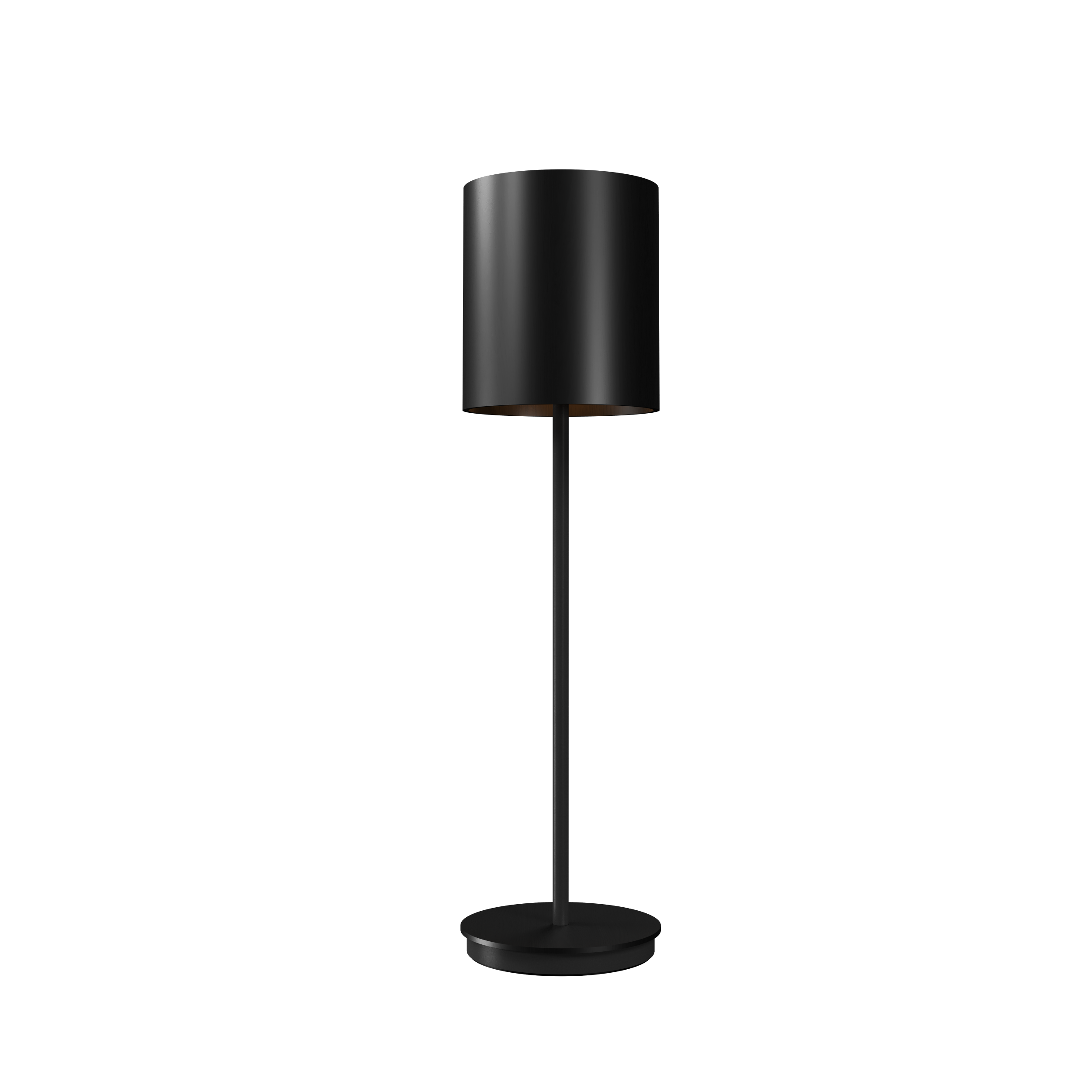 Table Lamp Accord Cilíndrico 7079 - Cilíndrica Line Accord Lighting | 46. ​​Organic Black