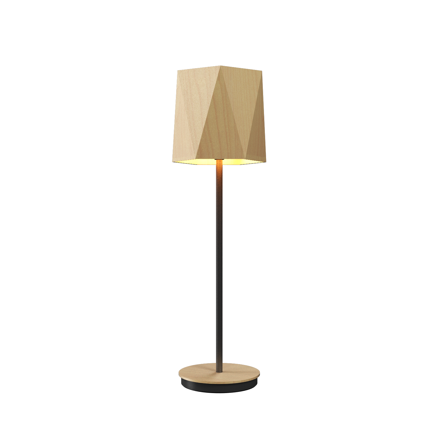 Table Lamp Accord Facetado 7084 - Facetada Line Accord Lighting | 34. Maple