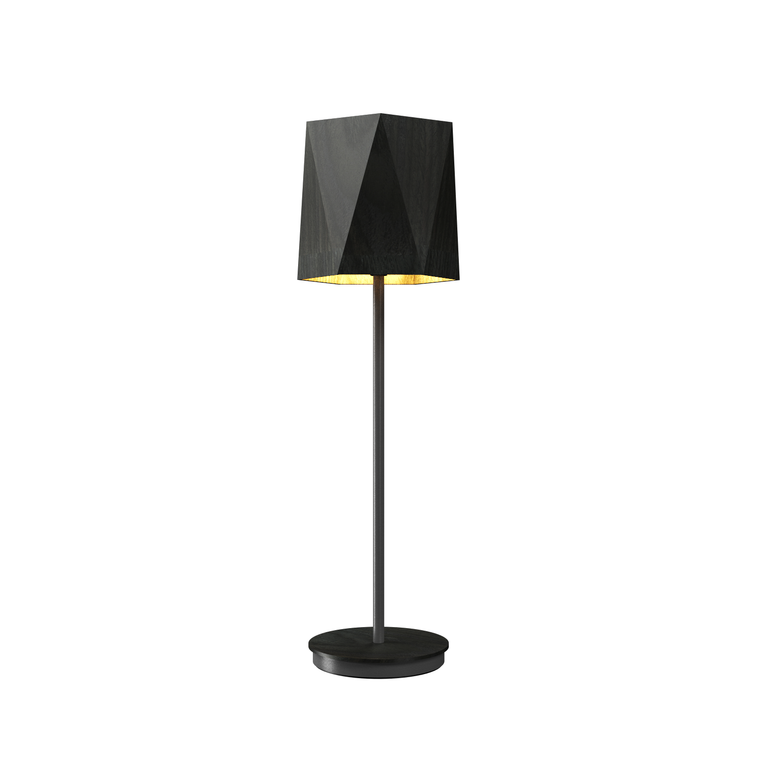 Table Lamp Accord Facetado 7084 - Facetada Line Accord Lighting | 44. Charcoal