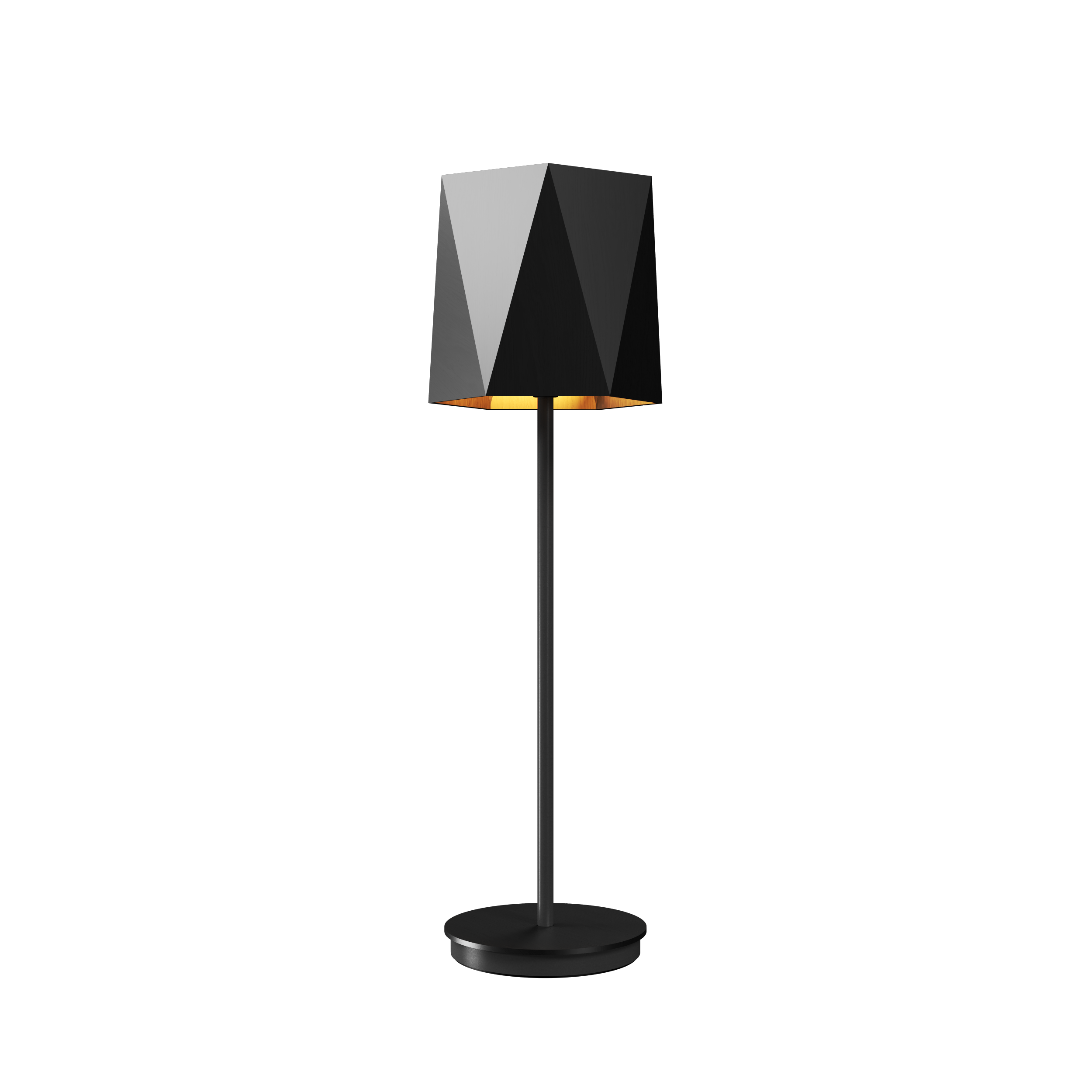 Table Lamp Accord Facetado 7084 - Facetada Line Accord Lighting | 46. ​​Organic Black