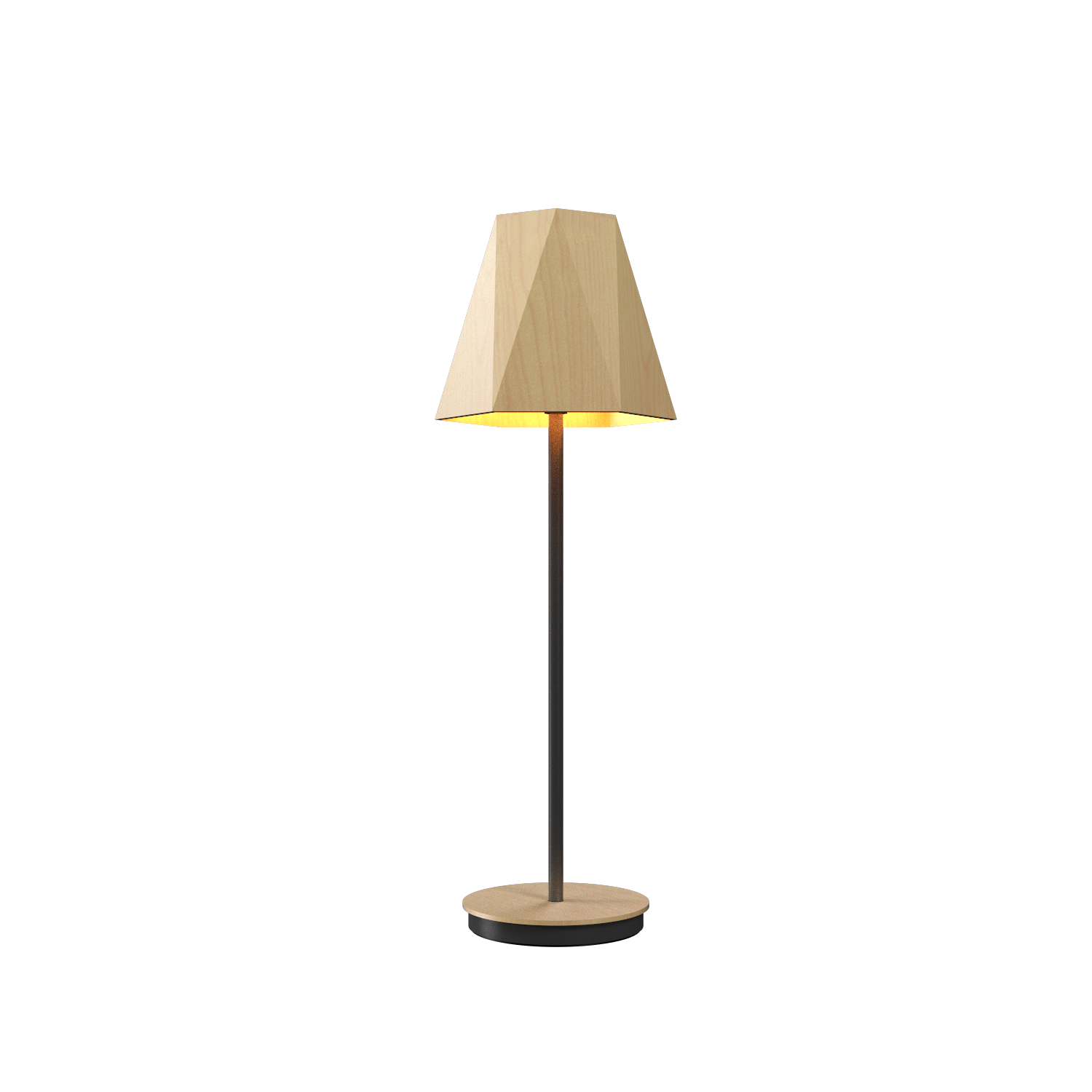 Table Lamp Accord Facetado 7085 - Facetada Line Accord Lighting | 34. Maple