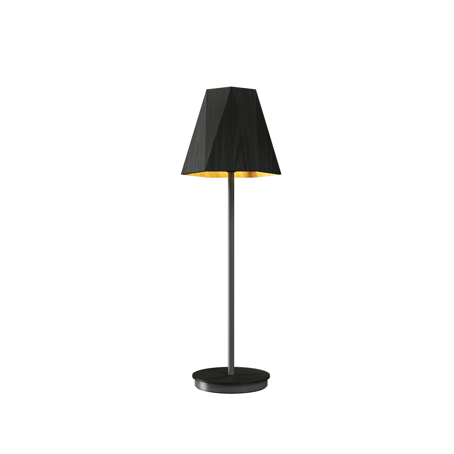 Table Lamp Accord Facetado 7085 - Facetada Line Accord Lighting | 44. Charcoal