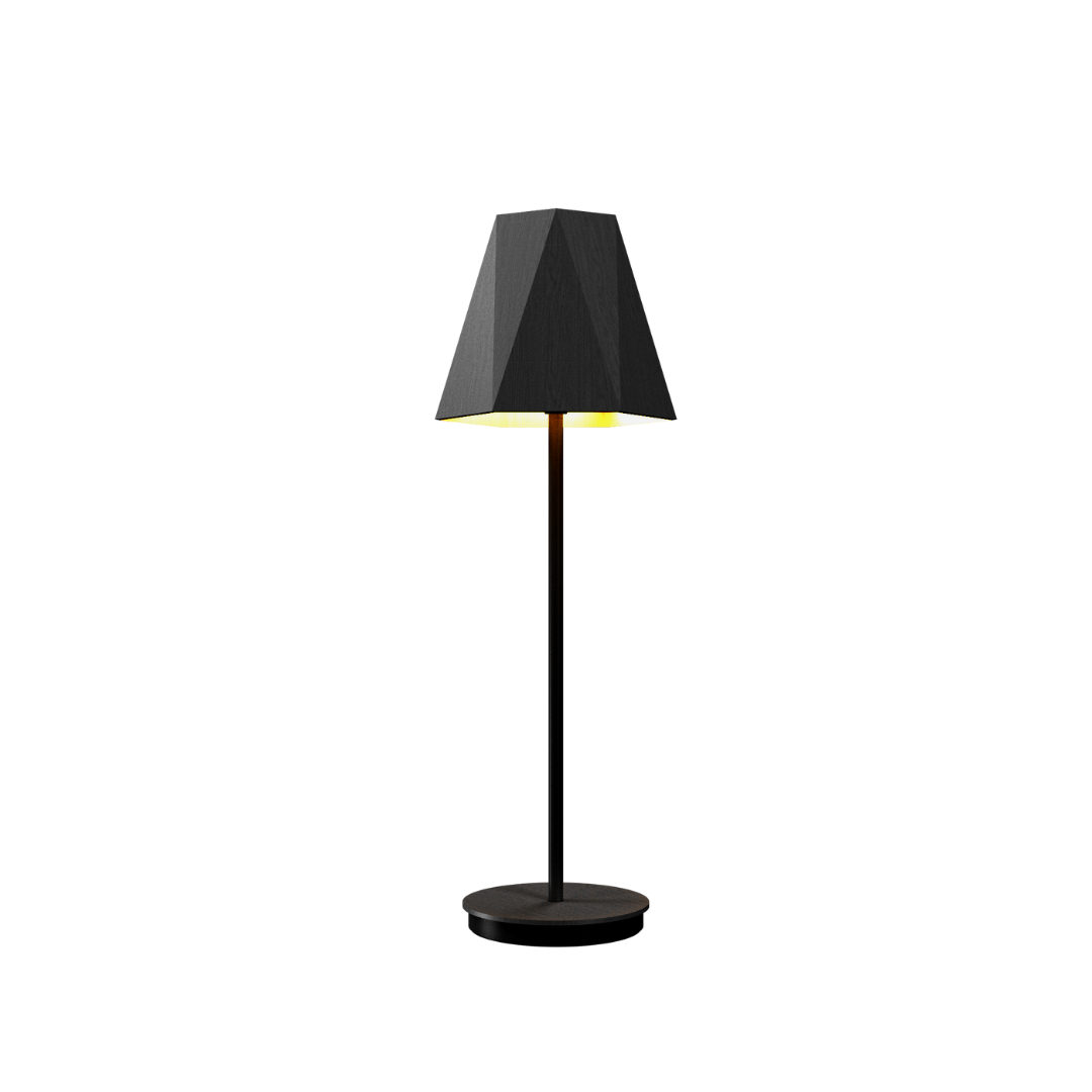 Table Lamp Accord Facetado 7085 - Facetada Line Accord Lighting | 50. Organic lead Grey