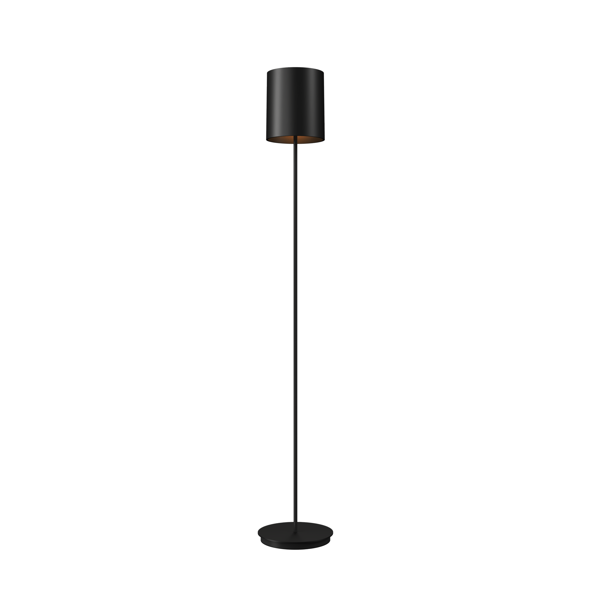 Floor Lamp Accord Cilíndrico 3054 - Cilíndrica Line Accord Lighting | 46. ​​Organic Black