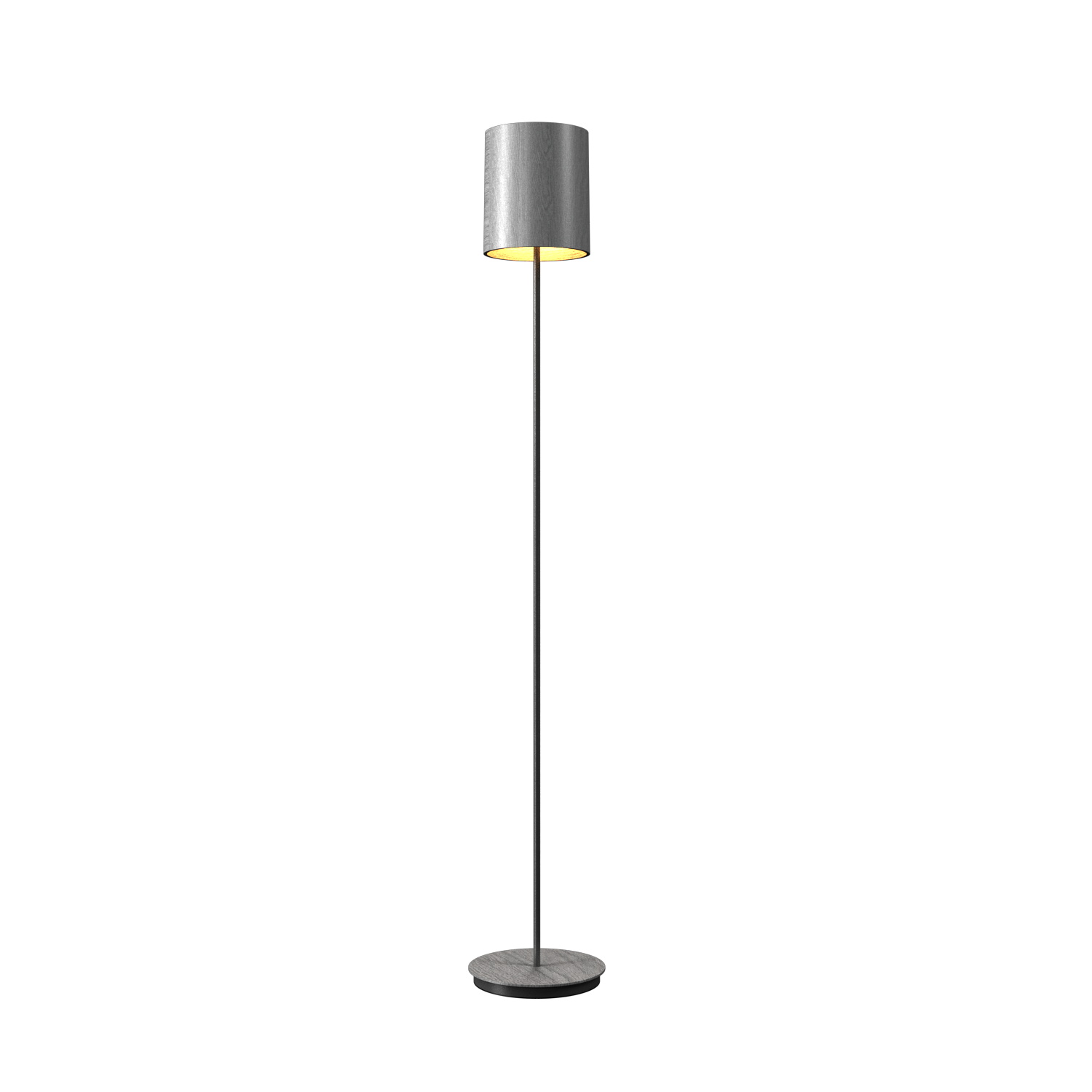 Floor Lamp Accord Cilíndrico 3054 - Cilíndrica Line Accord Lighting | 50. Organic lead Grey