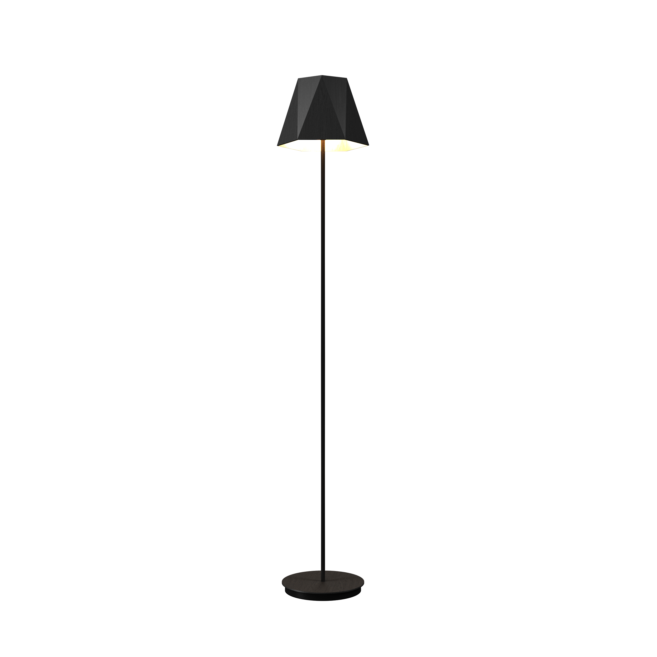 Floor Lamp Accord Facetado 3055 - Facetada Line Accord Lighting | 50. Organic lead Grey