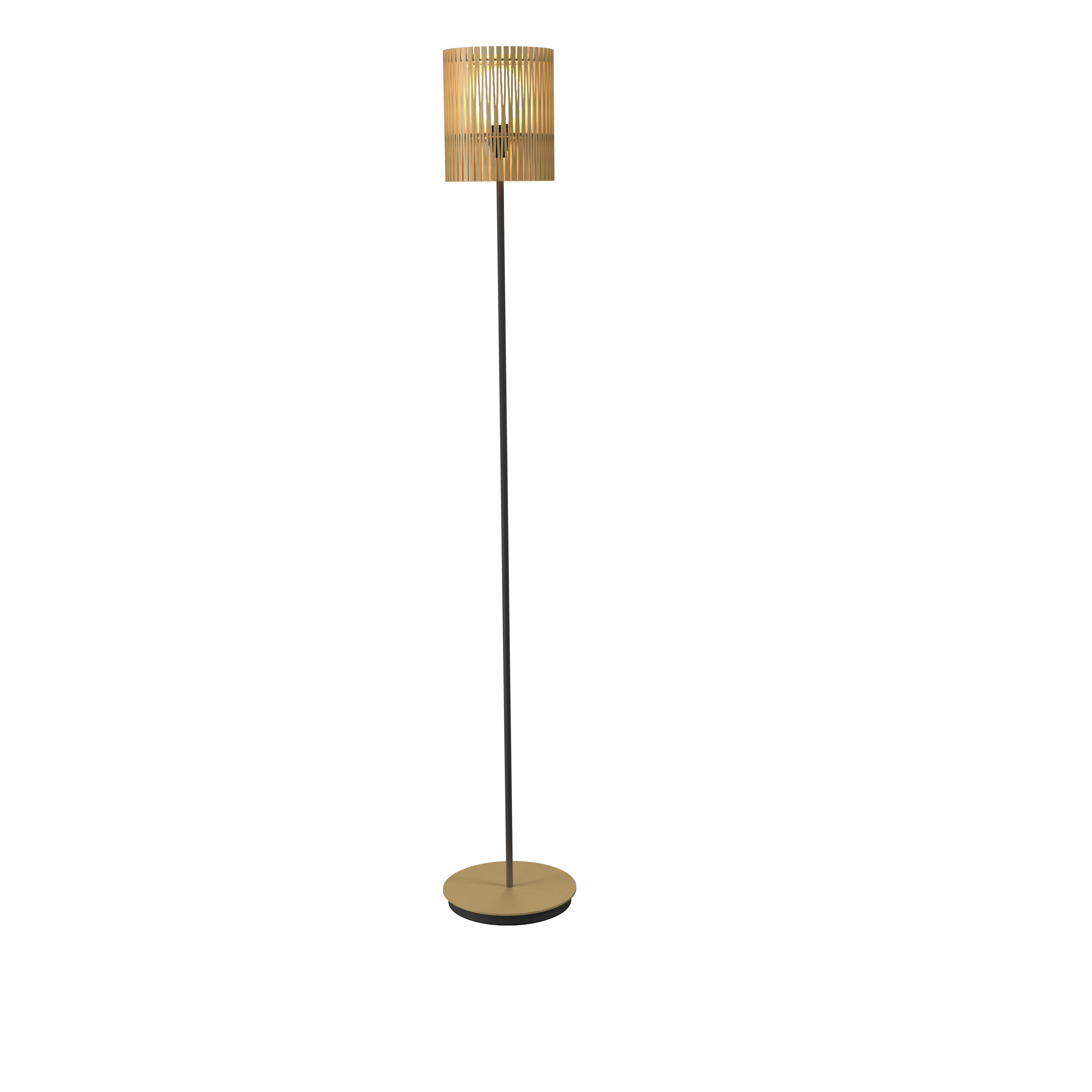 Floor Lamp Accord Living Hinges 3059 - Living Hinges Line Accord Lighting | 49. Organic Gold