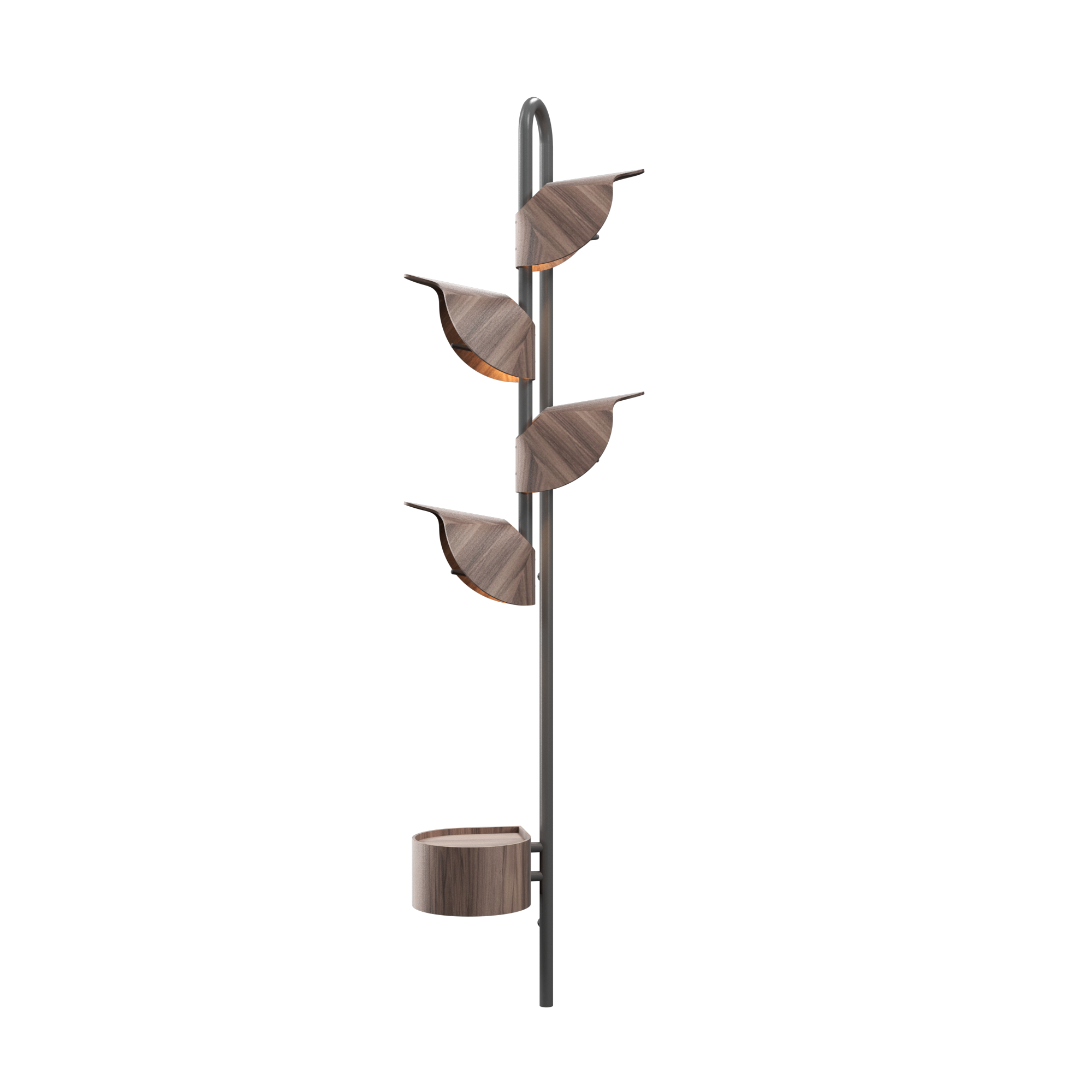 Wall Lamp Mancebo Caeté 4201 - Caeté Line Accord Lighting | 18. American Walnut