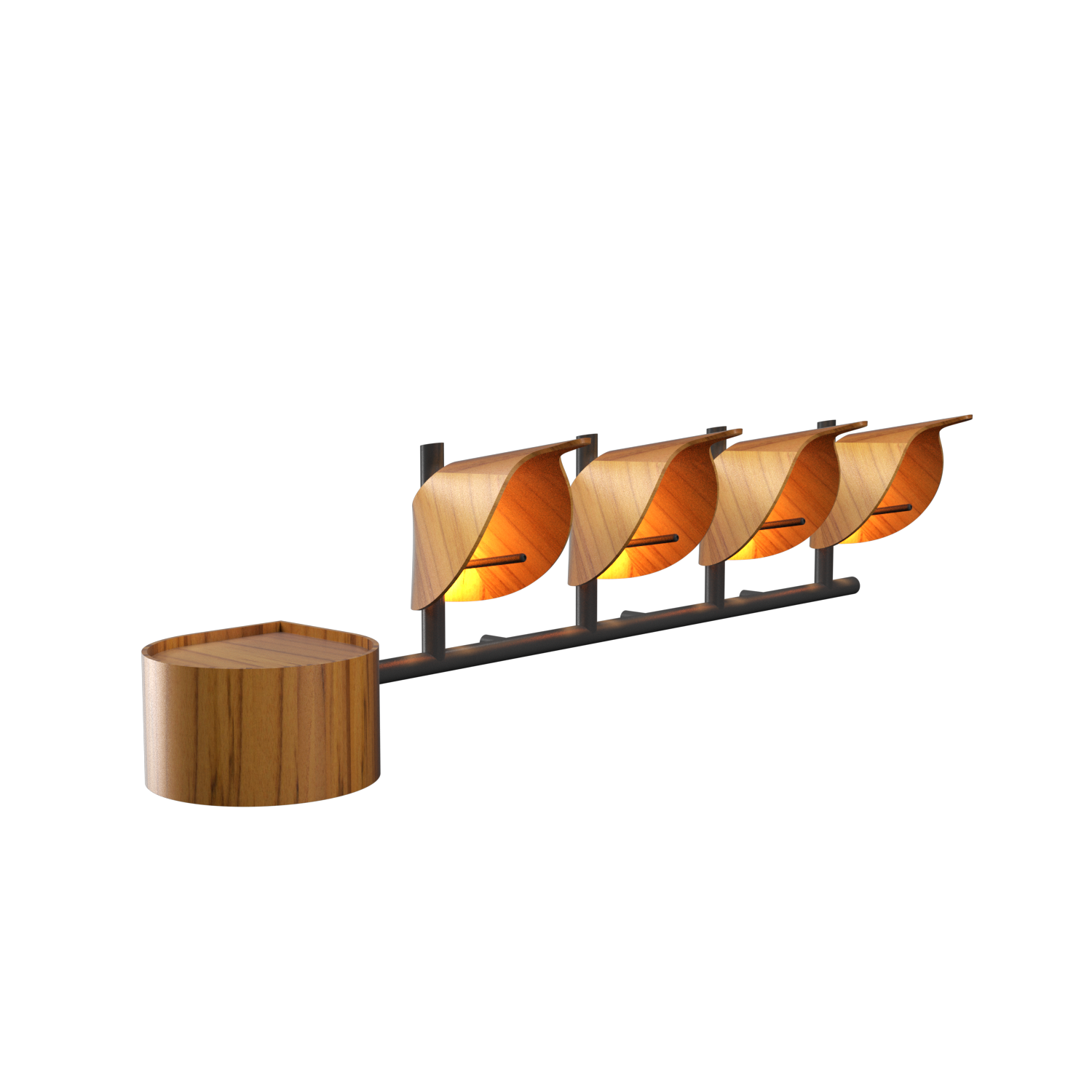 Wall Lamp Mancebo Caeté 4202 - Caeté Line Accord Lighting | 12. Teak