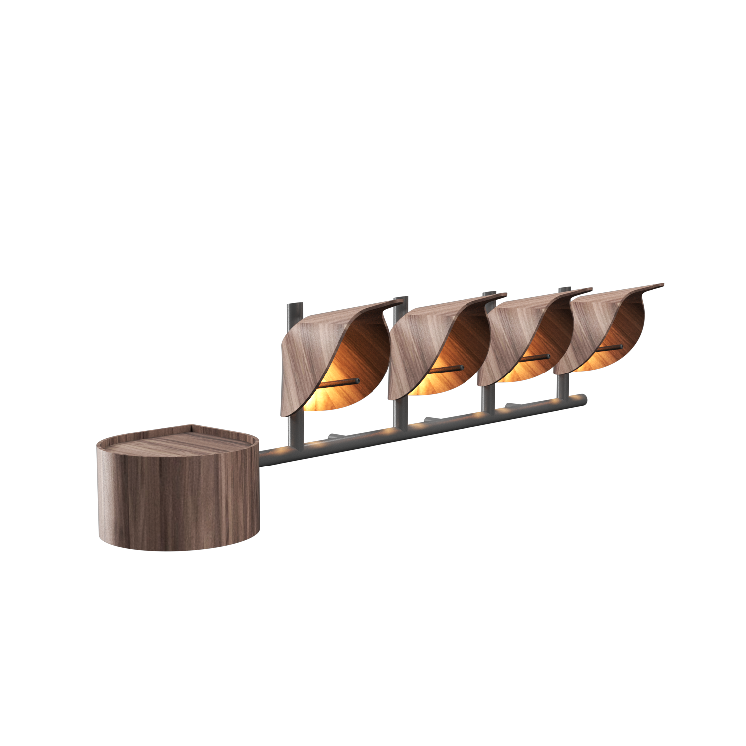 Wall Lamp Mancebo Caeté 4202 - Caeté Line Accord Lighting | 18. American Walnut