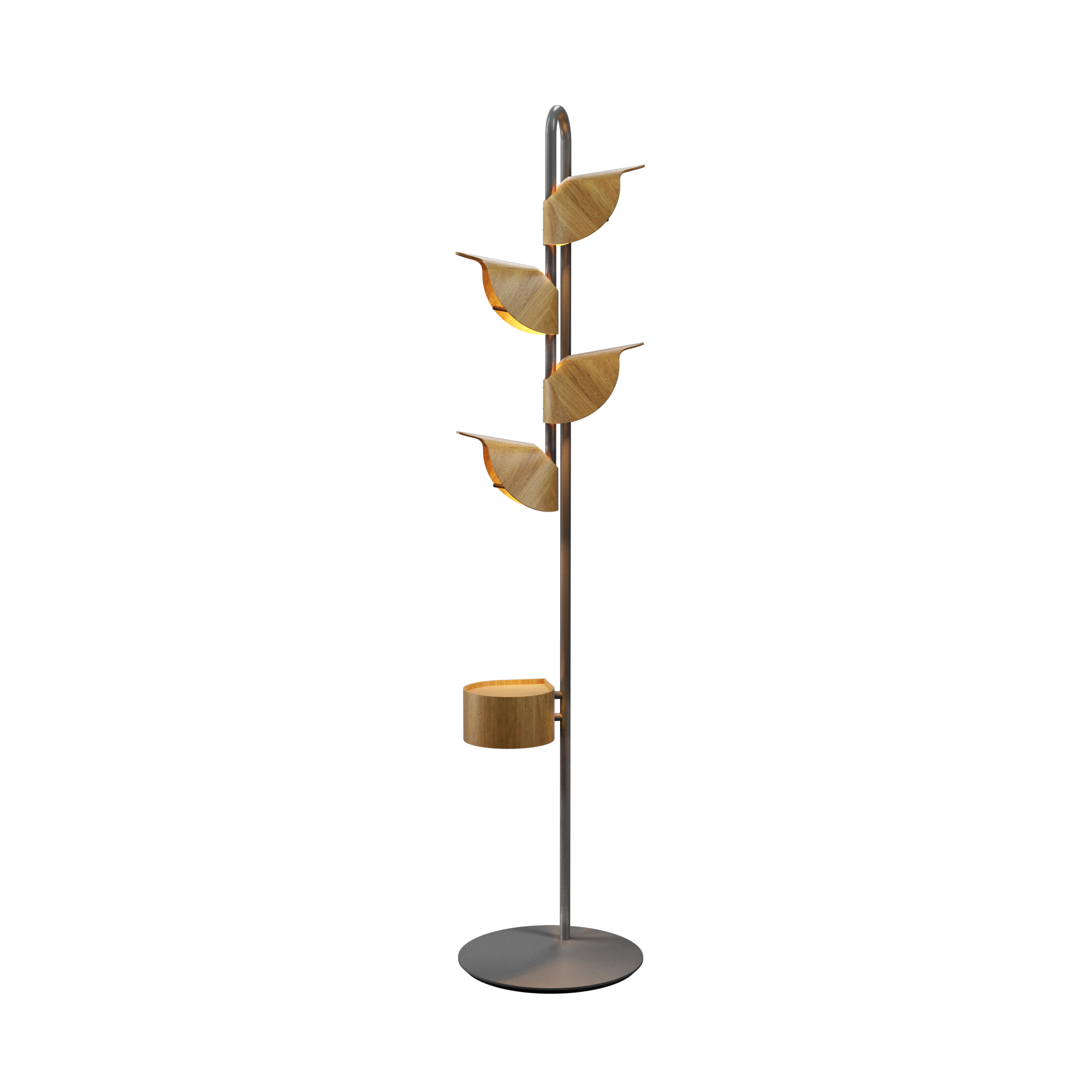 Floor Lamp Mancebo Caeté 3060 - Caeté Line Accord Lighting | 09. Louro Freijó