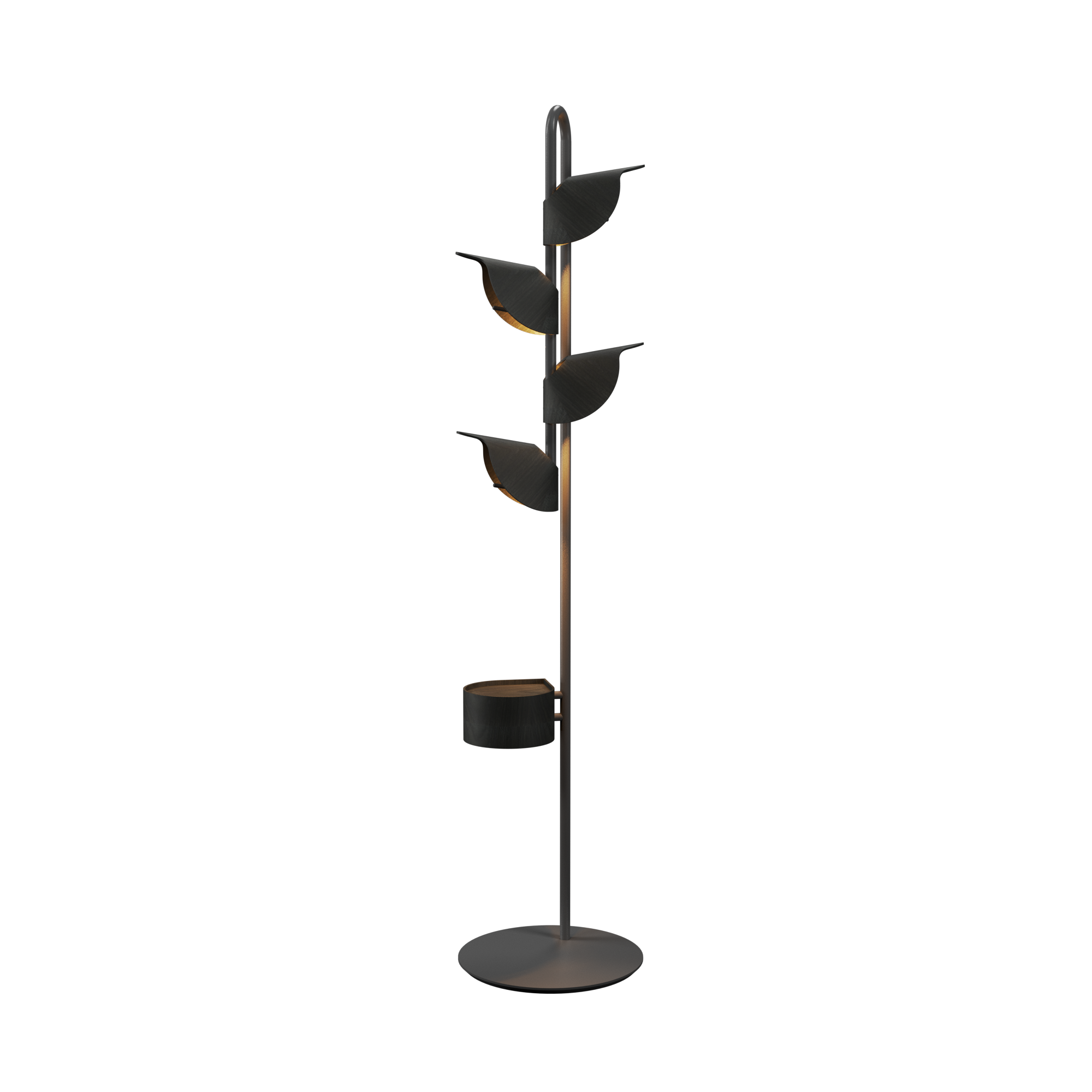 Floor Lamp Mancebo Caeté 3060 - Caeté Line Accord Lighting | 44. Charcoal