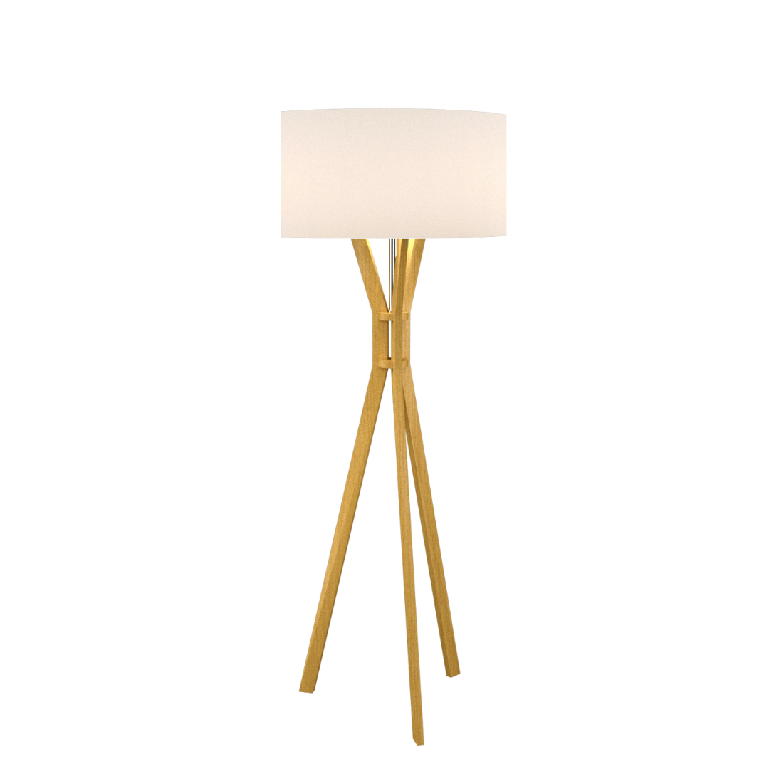 Floor Lamp Accord Tripé 3003 - Clean Line Accord Lighting | 49. Organic Gold