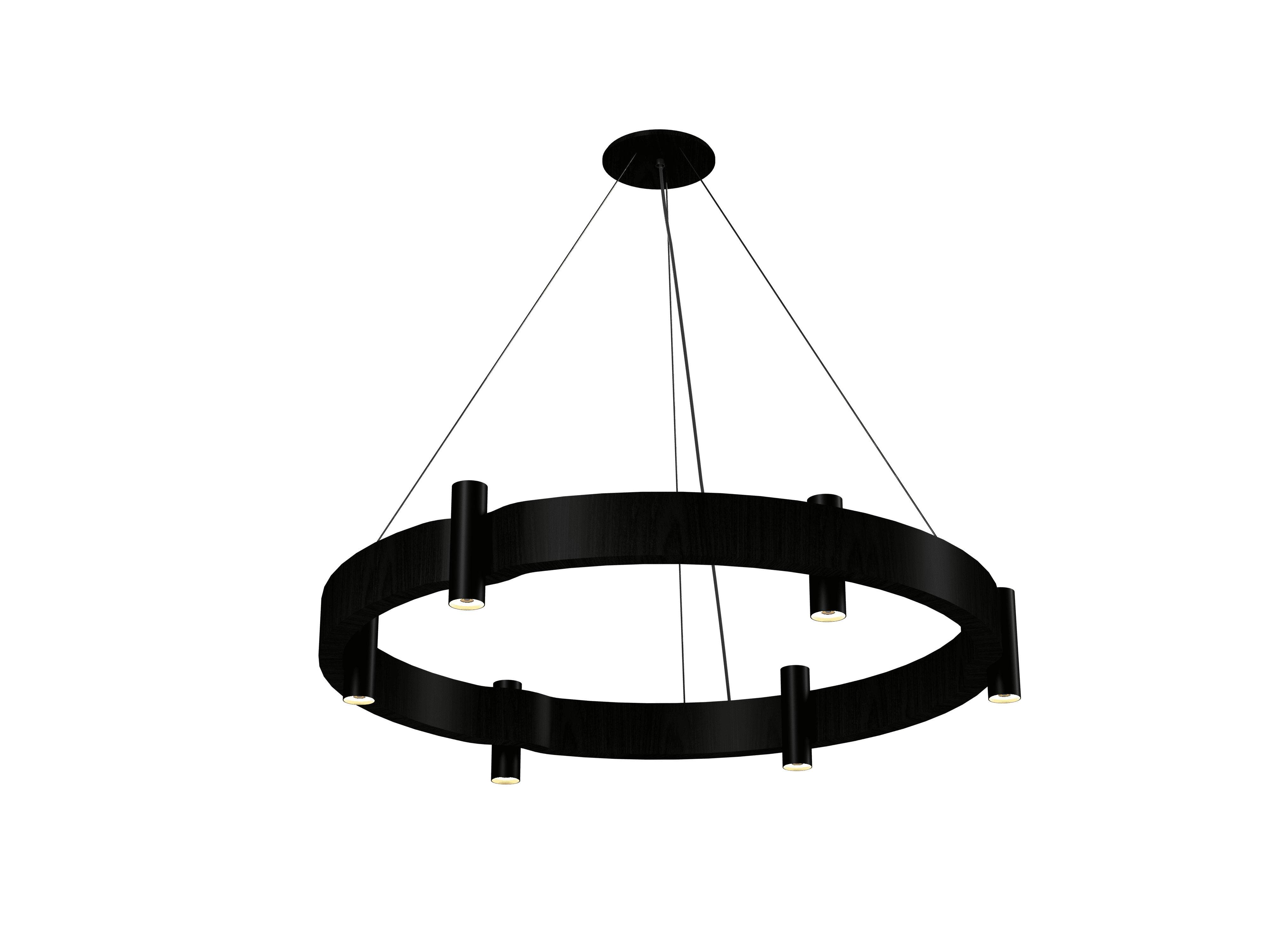 Pendant Lamp Accord Flow 1497 - Flow Line Accord Lighting | 44. Charcoal