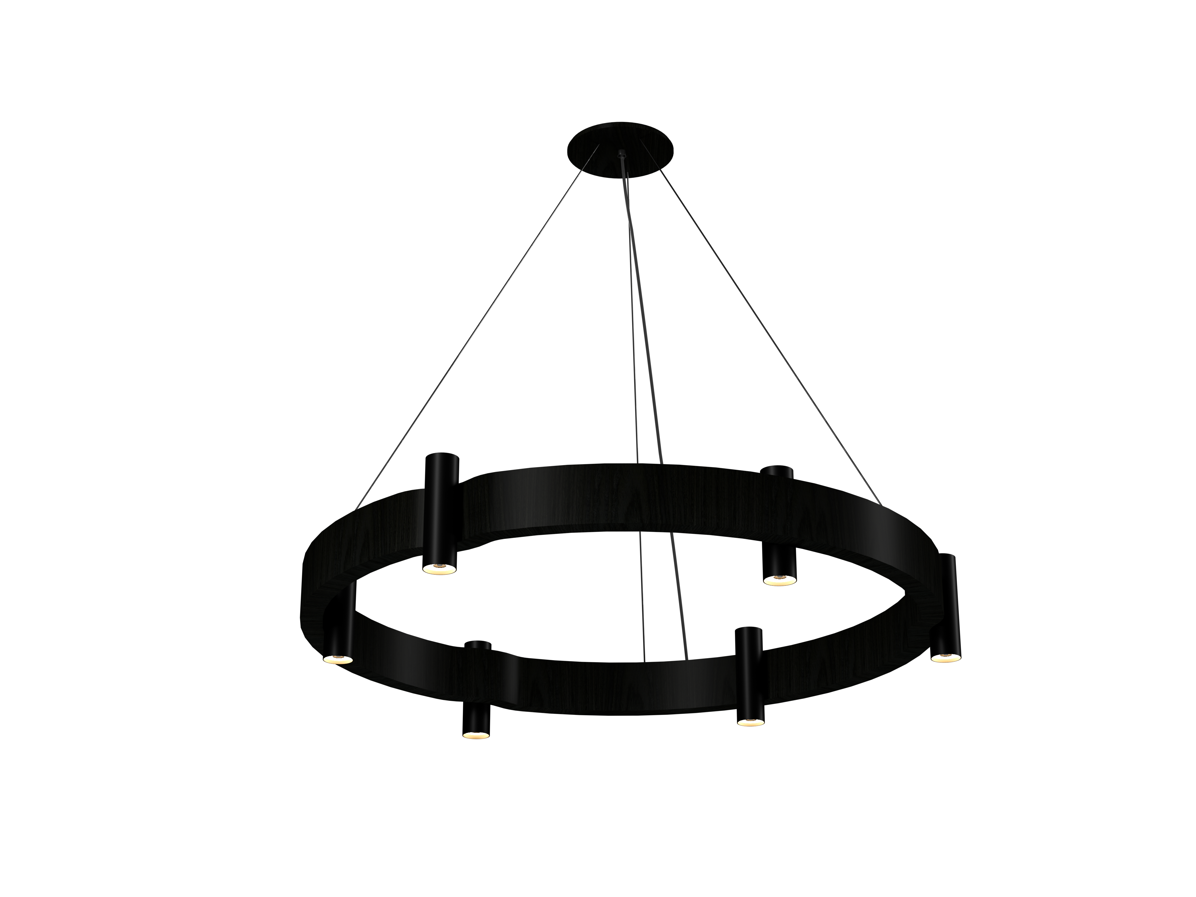 Pendant Lamp Accord Flow 1497 - Flow Line Accord Lighting | 46. ​​Organic Black