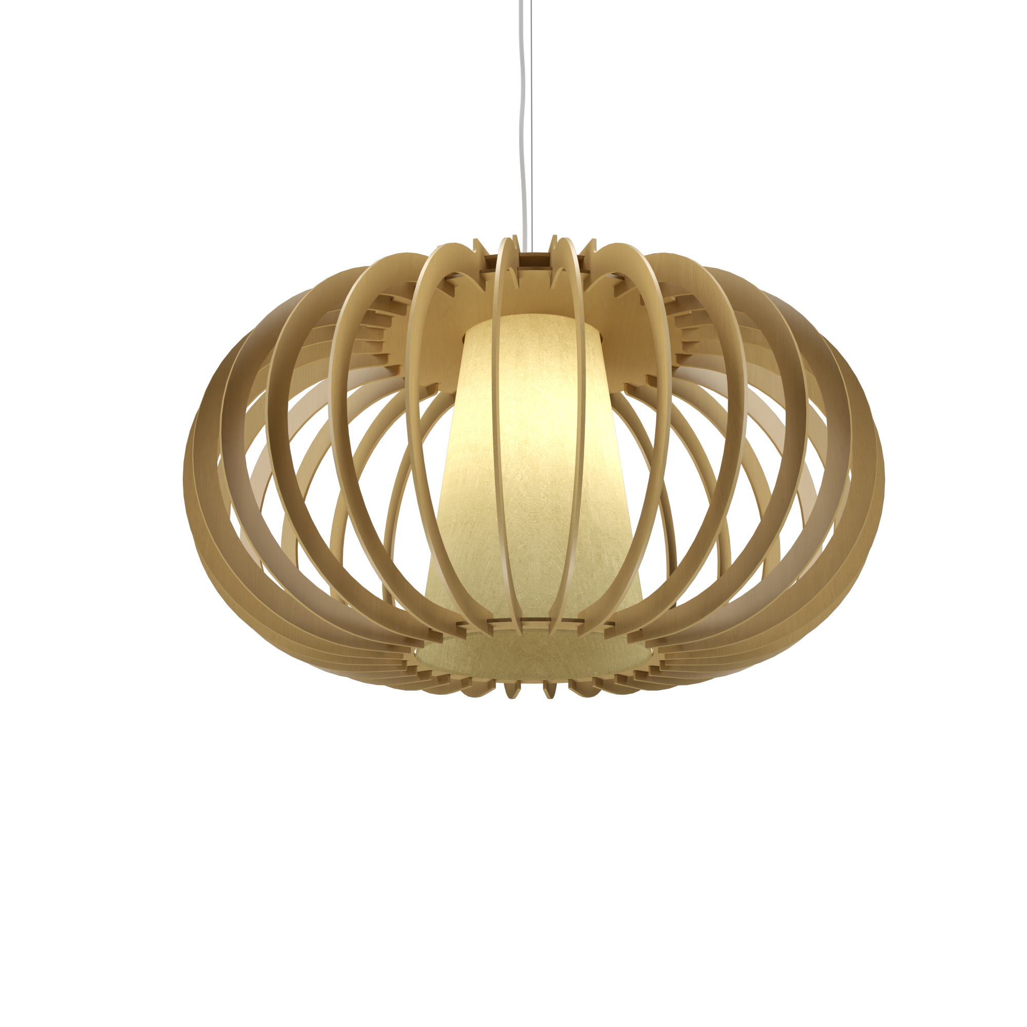 Pendant Lamp Accord Stecche Di Legno 1489 - Stecche Di Legno Line Accord Lighting | 49. Organic Gold