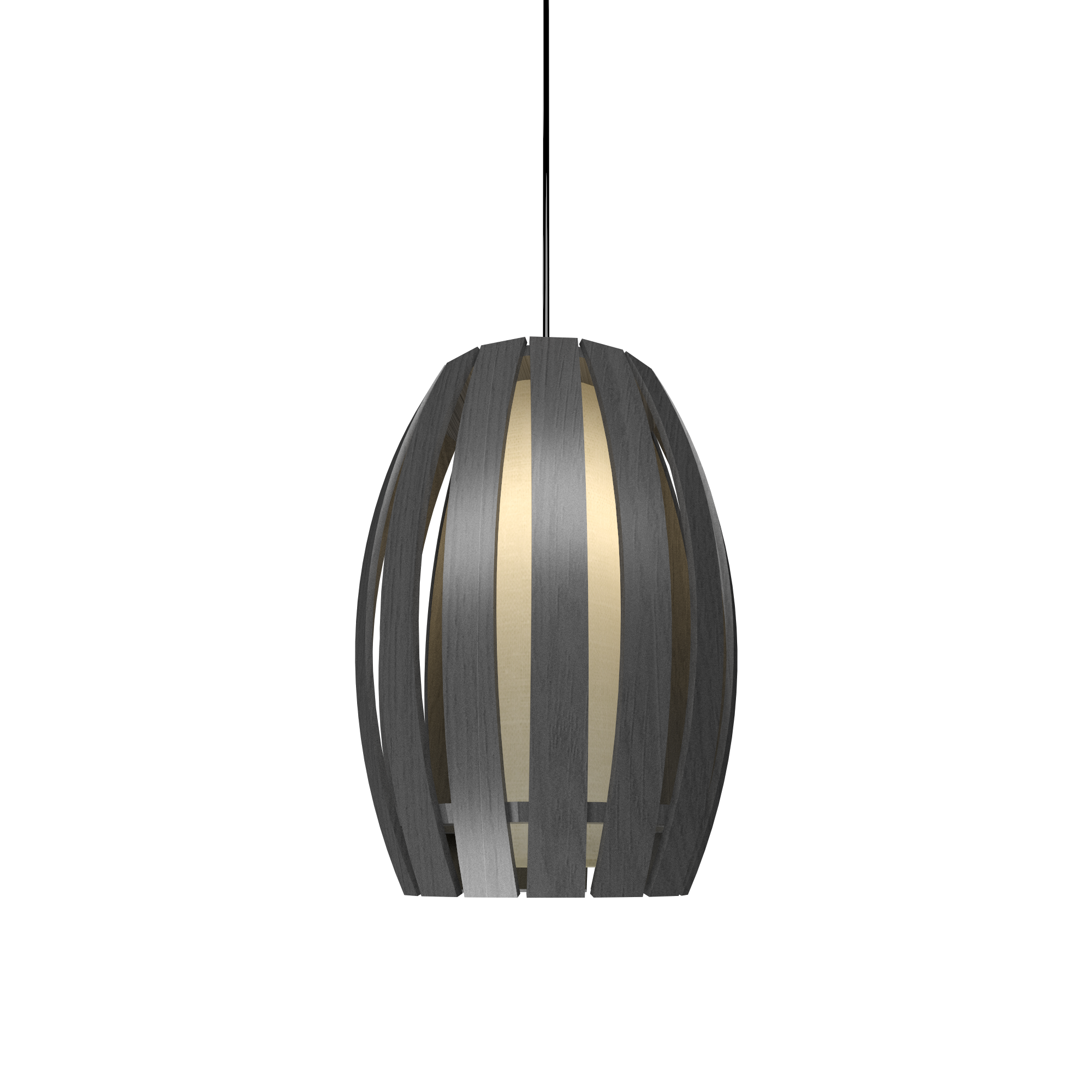 Pendant Lamp Accord Barril 303 - Barril Line Accord Lighting | 50. Organic lead Grey