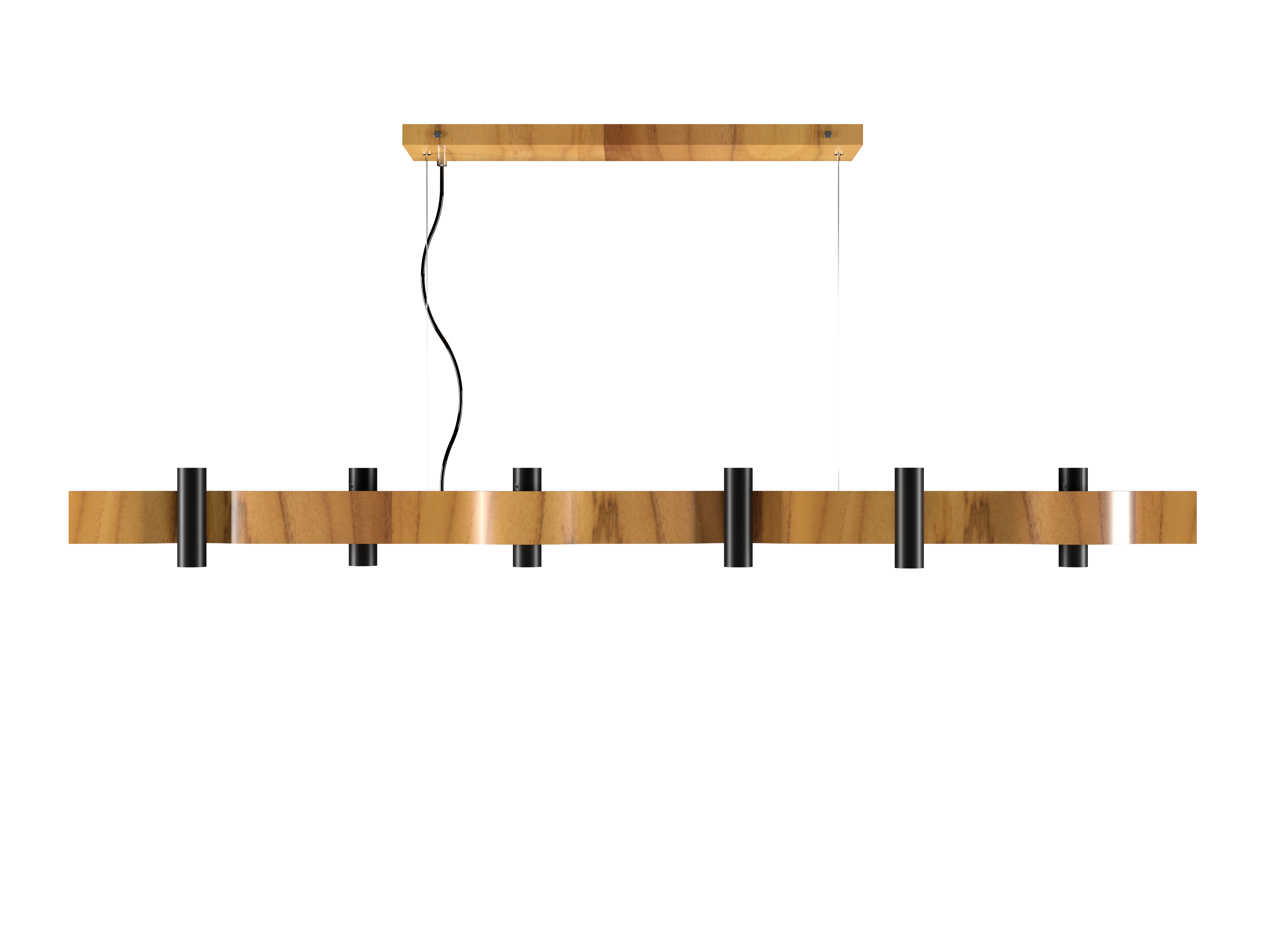 Pendant Lamp Accord Flow 1501 - Flow Line Accord Lighting | 12. Teak