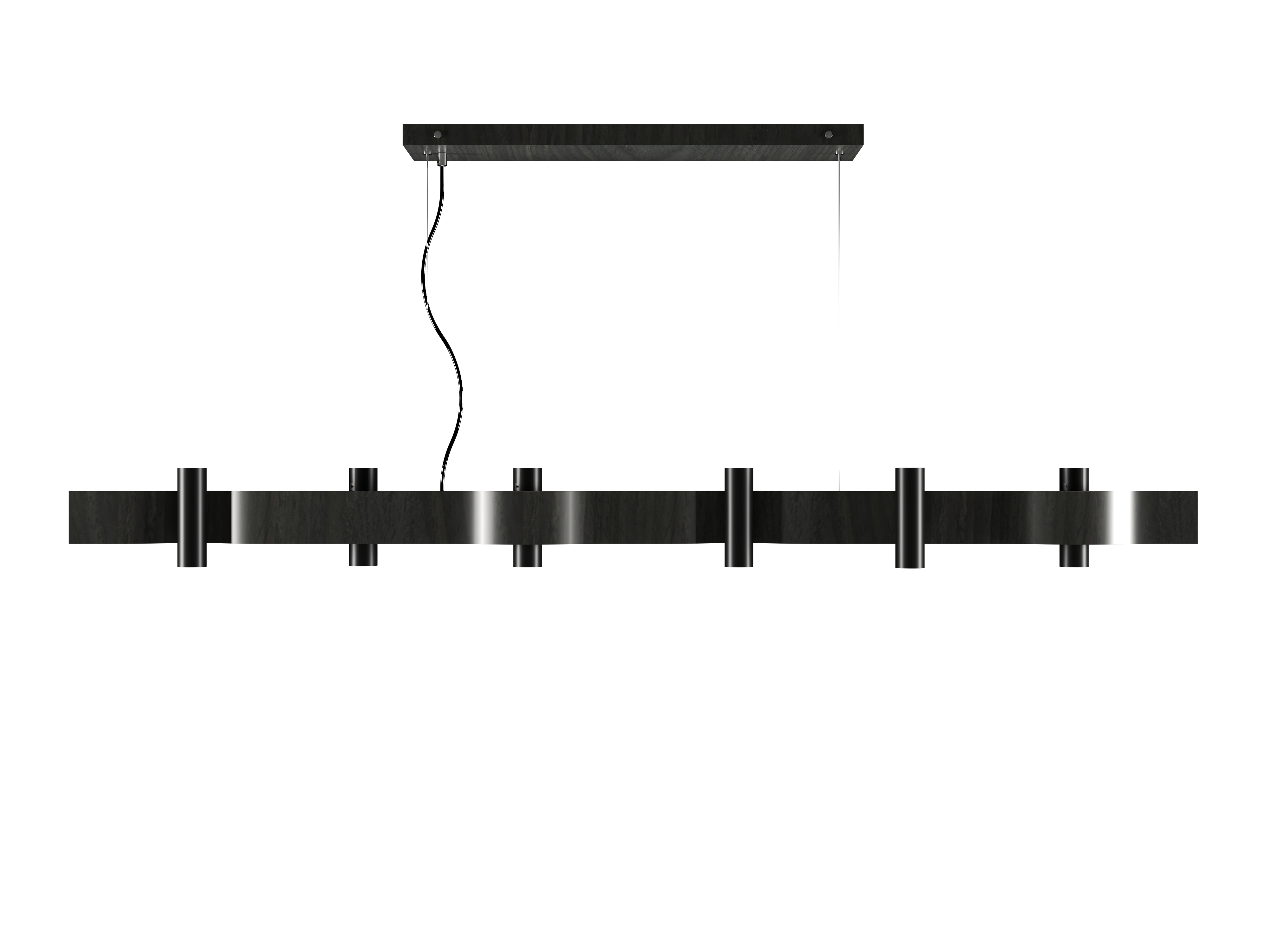 Pendant Lamp Accord Flow 1501 1501 - Flow Line Accord Lighting | 44. Charcoal