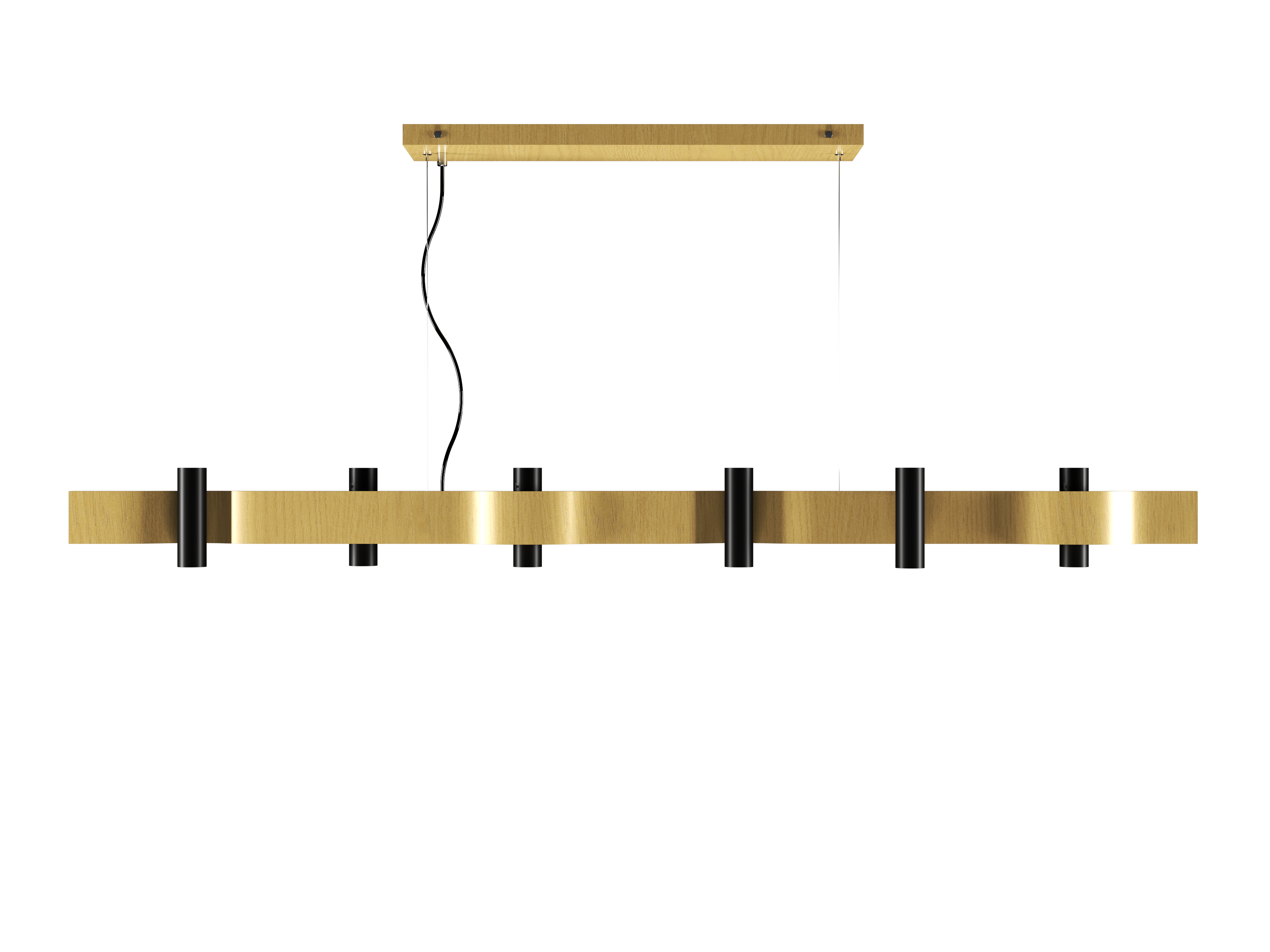 Pendant Lamp Accord Flow 1501 1501 - Flow Line Accord Lighting | 49. Organic Gold